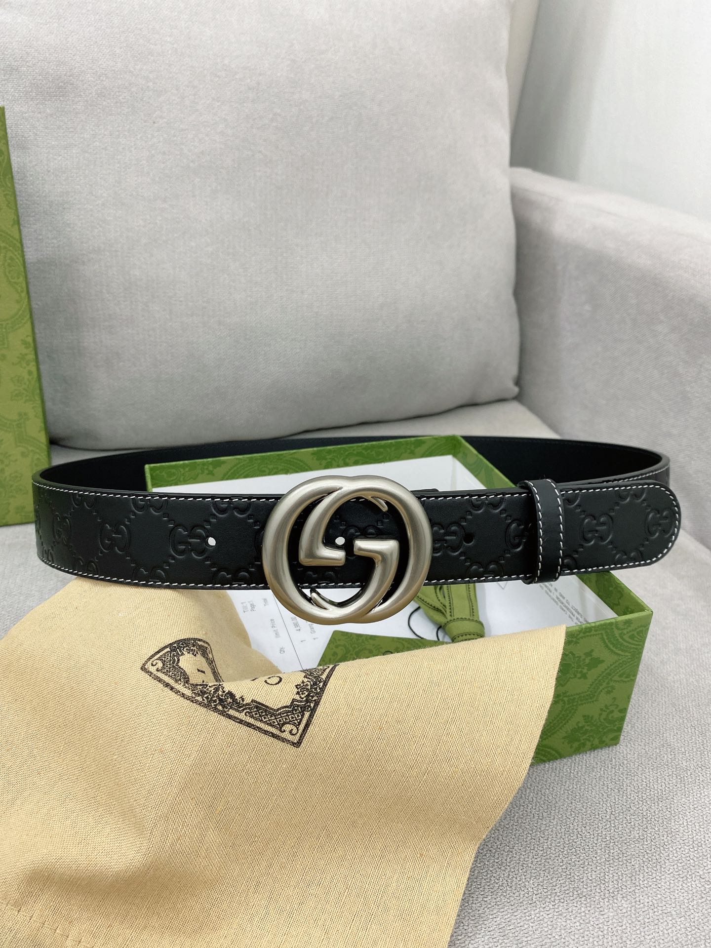Gucci Basic Belt Top Grain Leather M