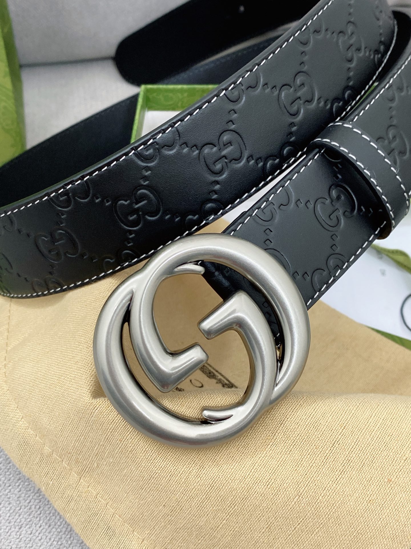 Gucci Basic Belt Top Grain Leather M