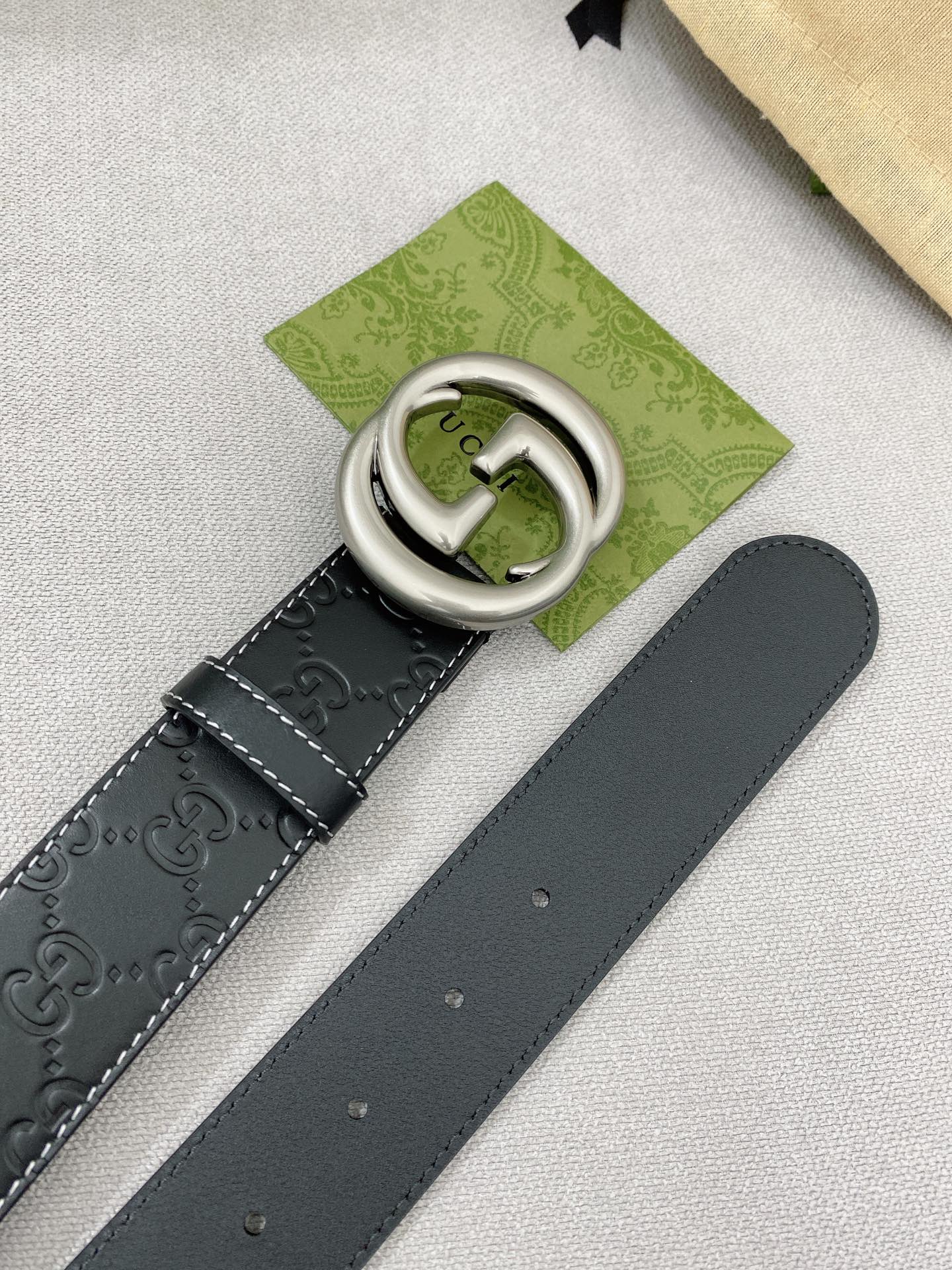 Gucci Basic Belt Top Grain Leather M