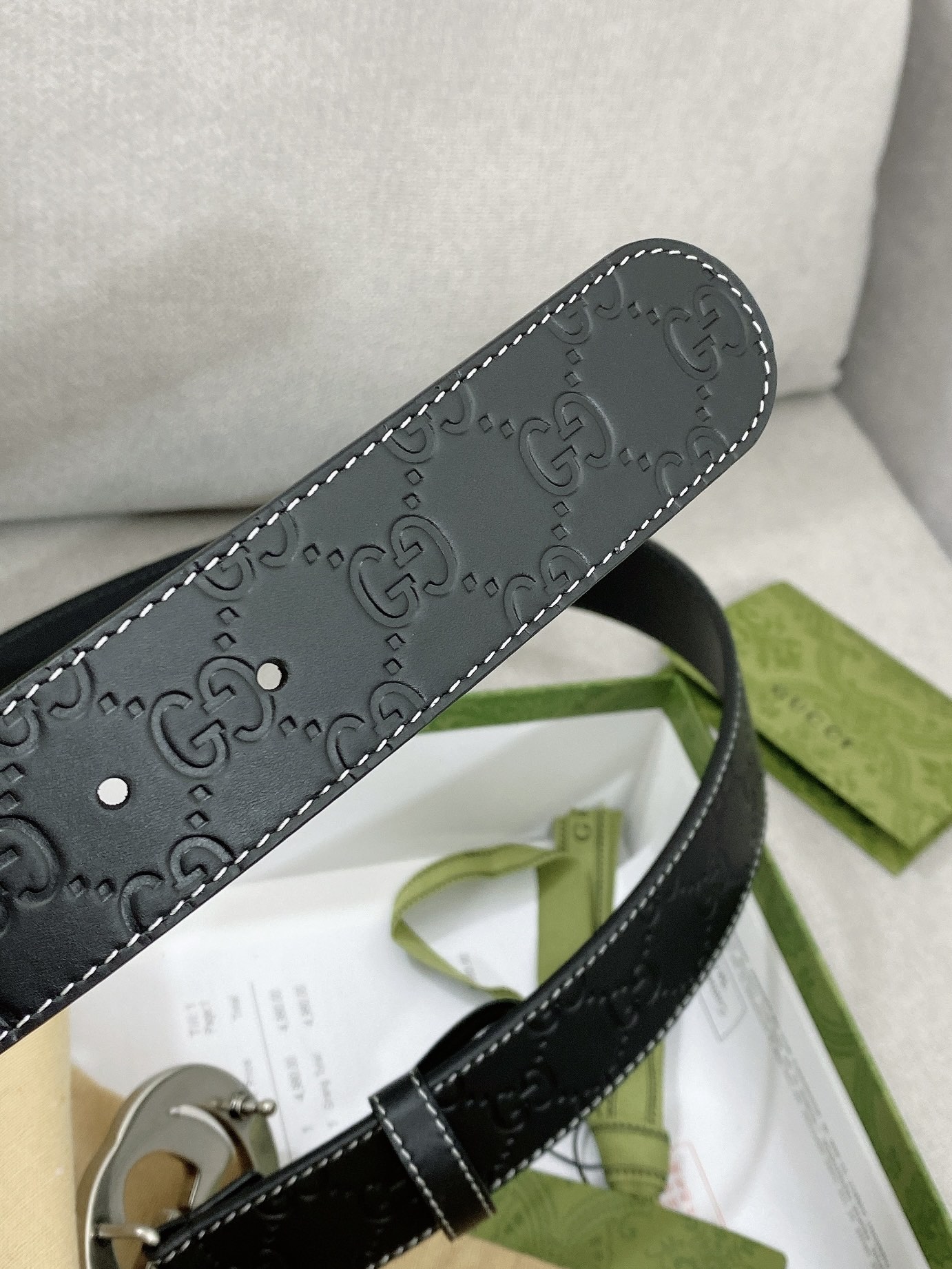 Gucci Basic Belt Top Grain Leather M