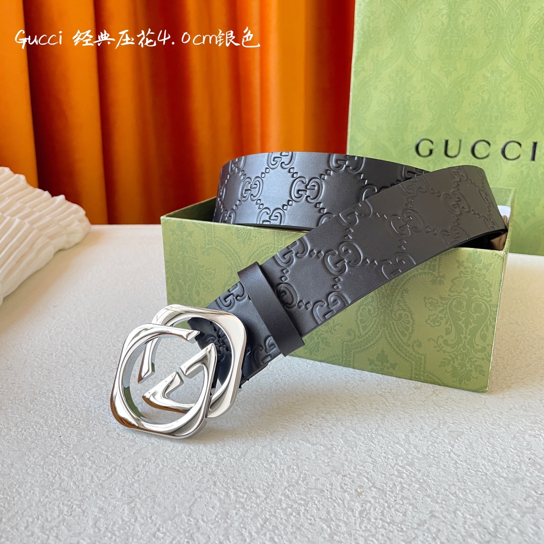 Gucci Basic Belt Cow Leather M