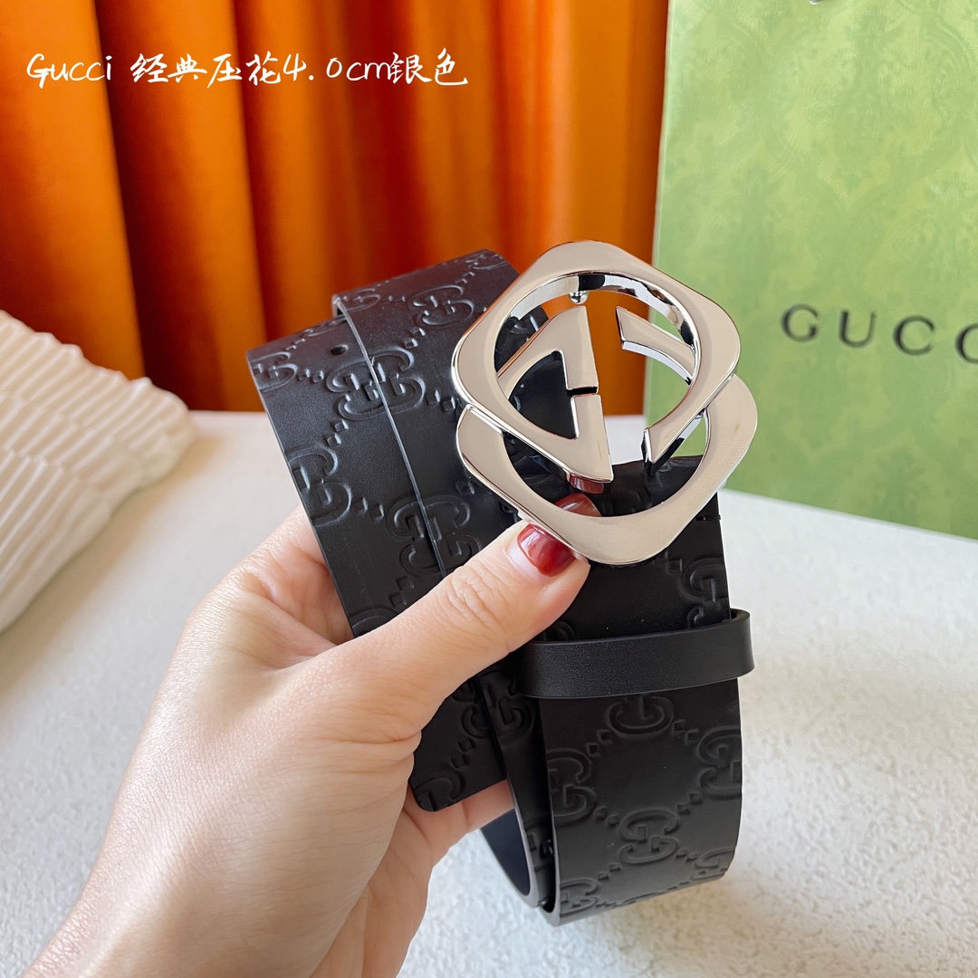 Gucci Basic Belt Cow Leather M
