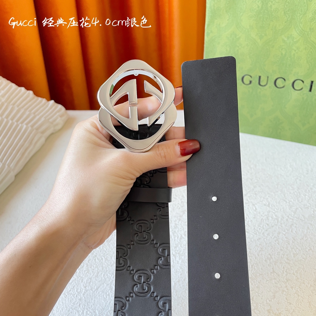 Gucci Basic Belt Cow Leather M