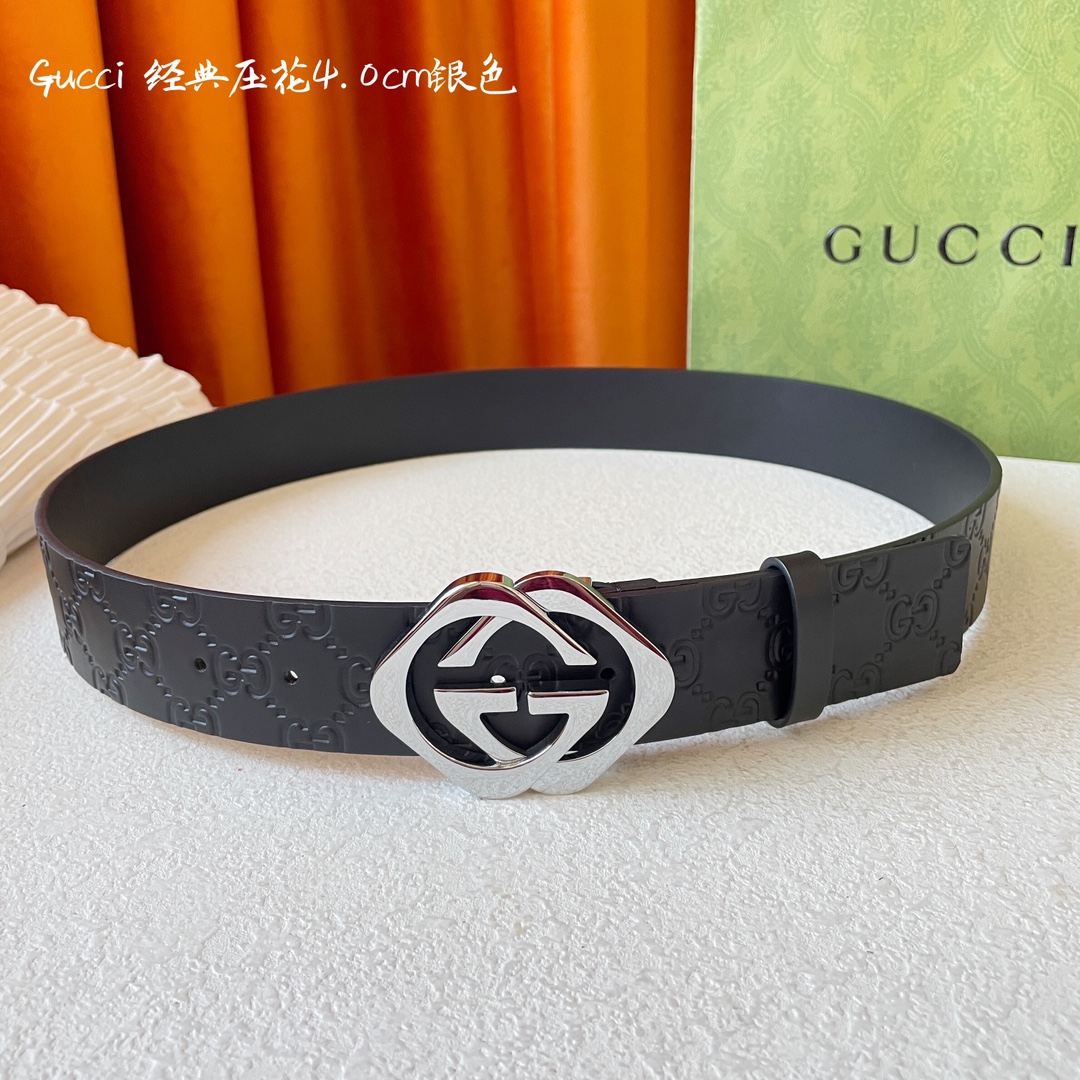 Gucci Basic Belt Cow Leather M