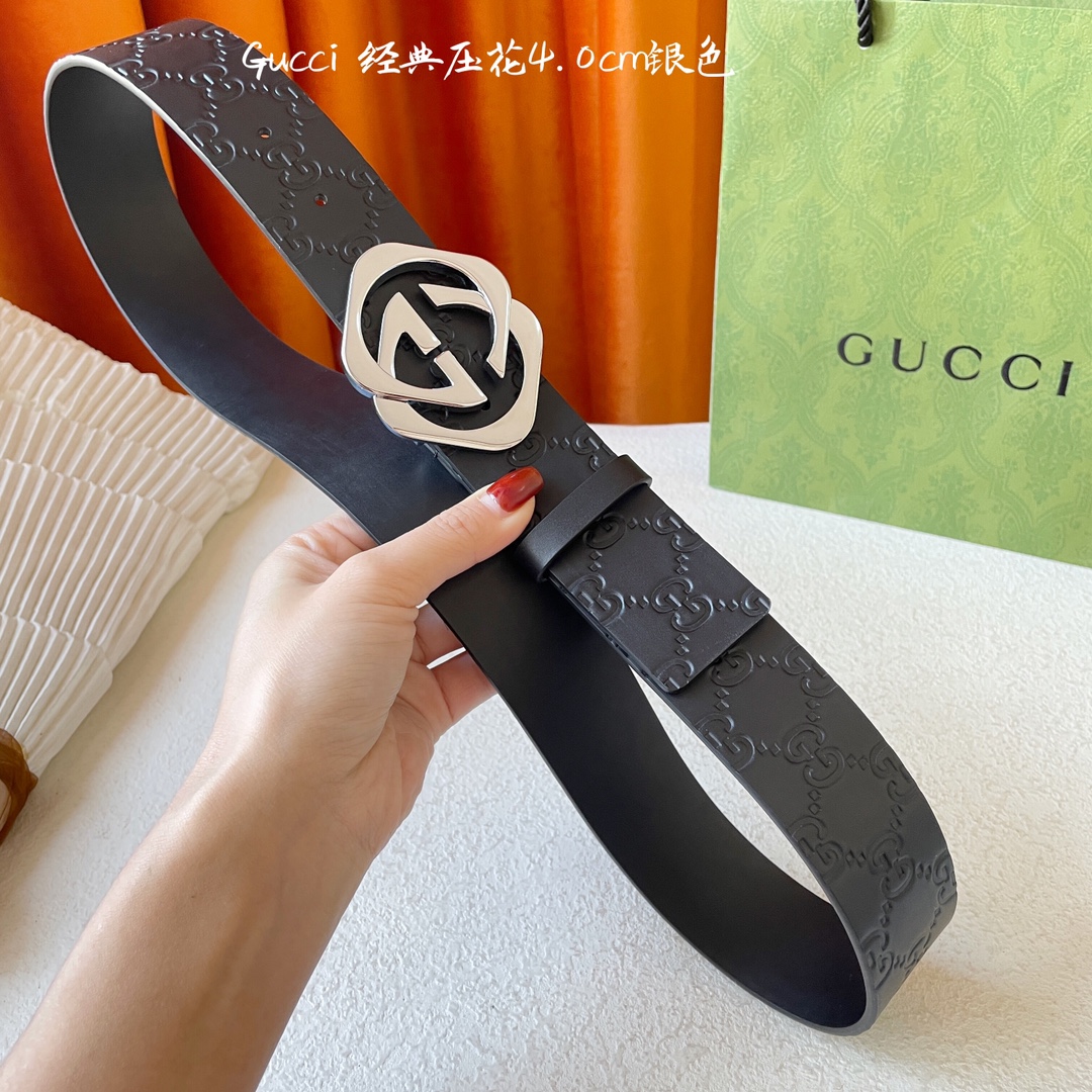 Gucci Basic Belt Cow Leather M