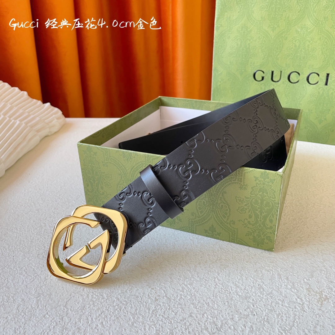 Gucci Basic Belt Cow Leather M