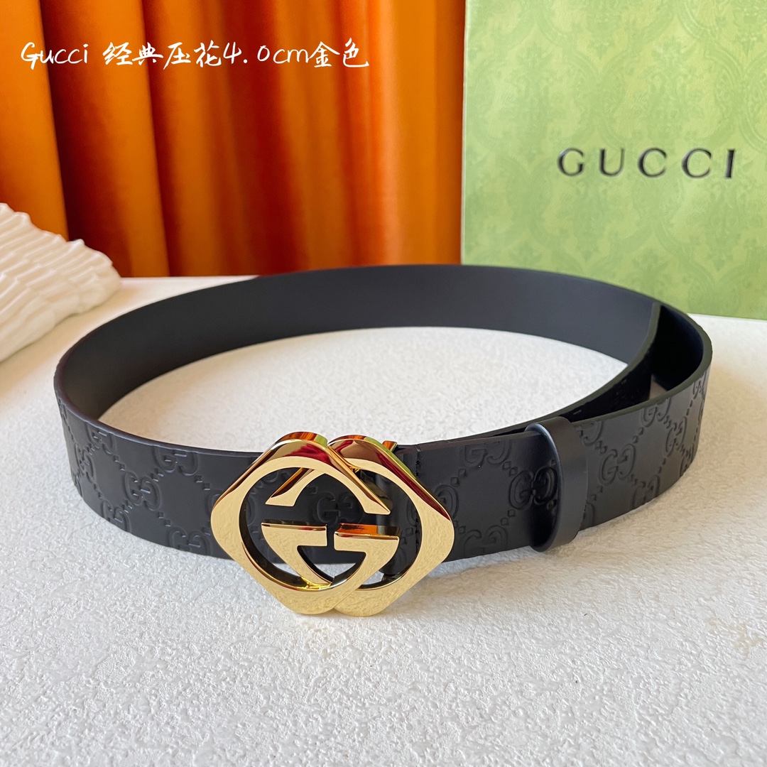 Gucci Basic Belt Cow Leather M