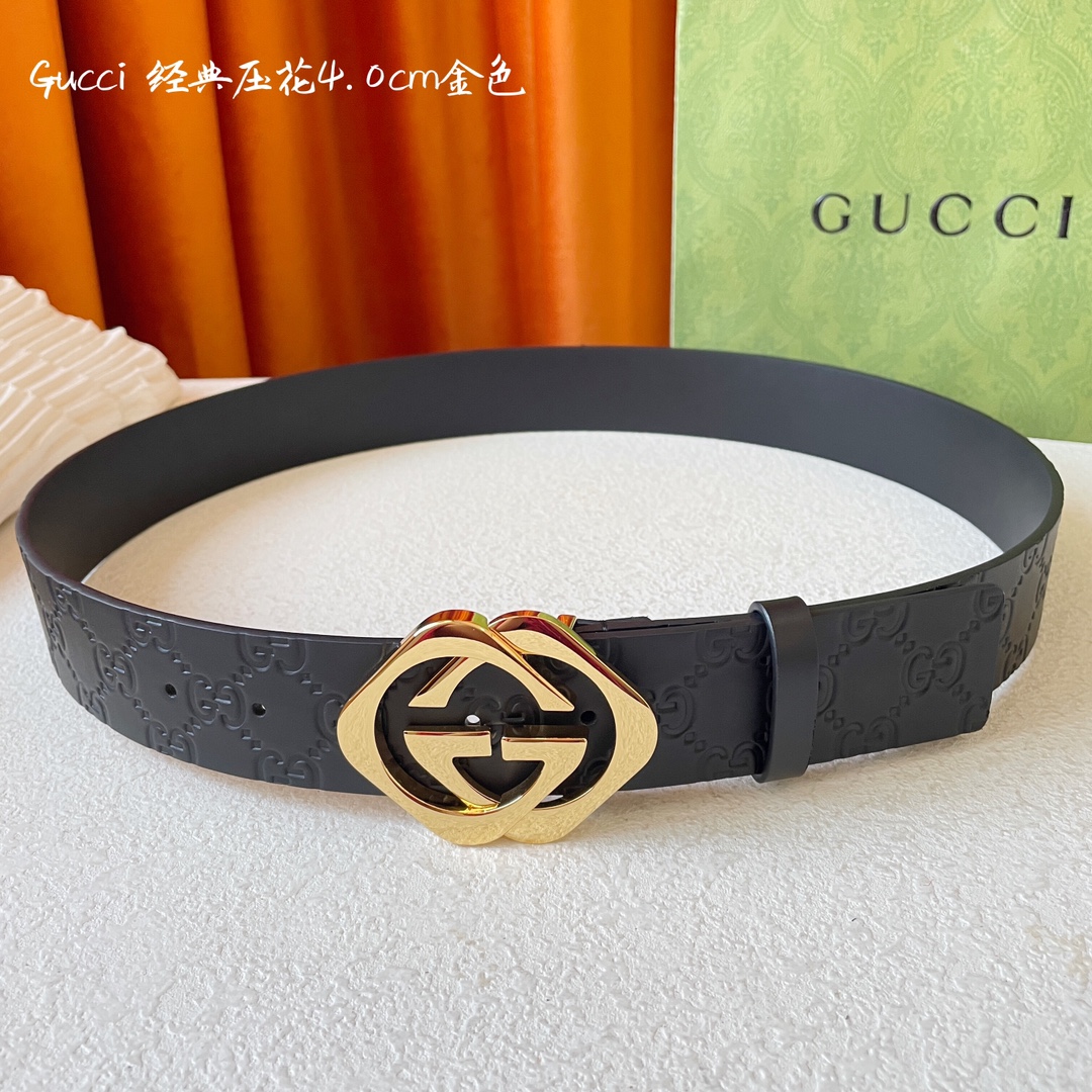 Gucci Basic Belt Cow Leather M
