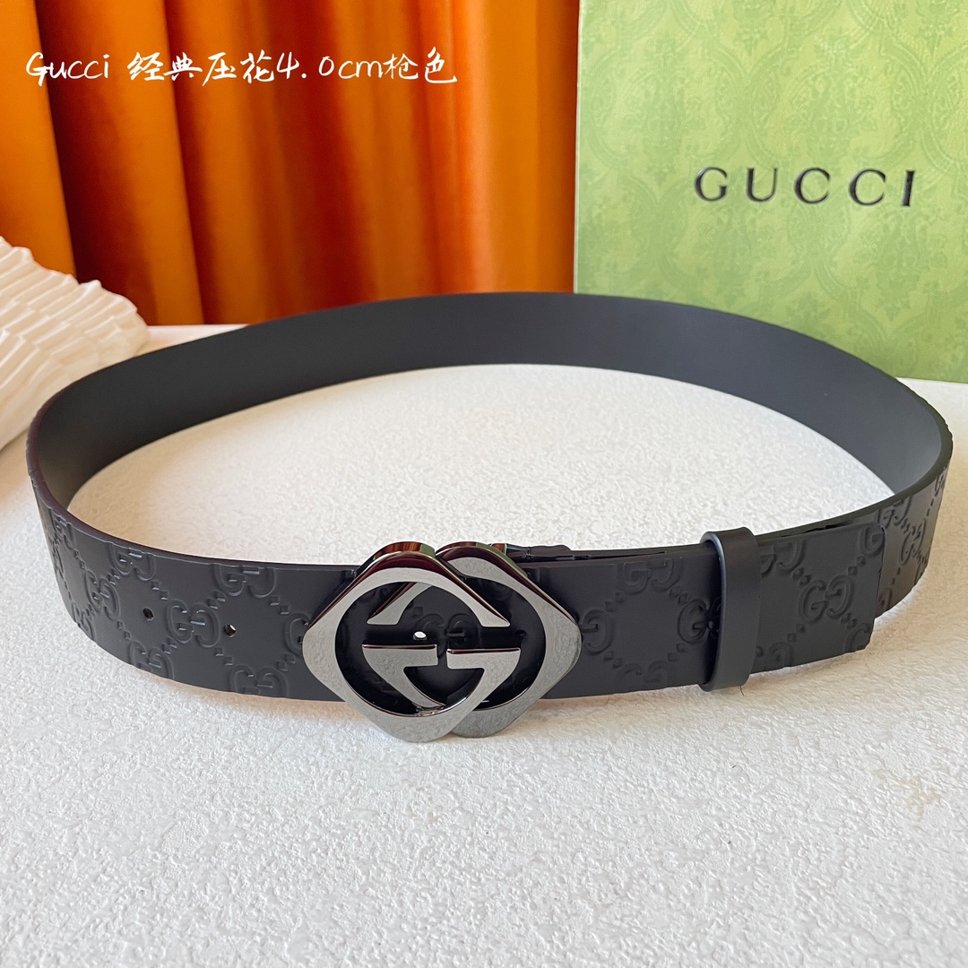 Gucci Basic Belt Cow Leather M