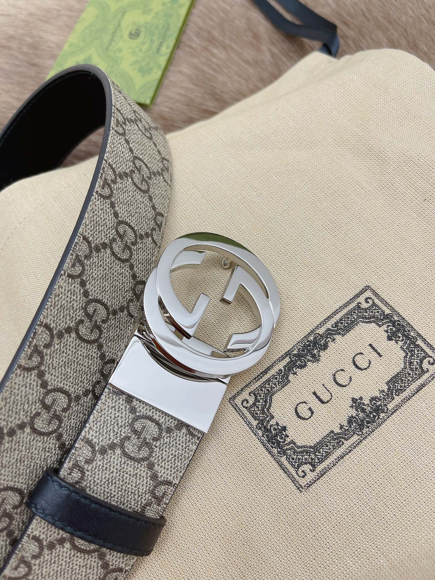 Gucci Basic Belt Cow Leather M