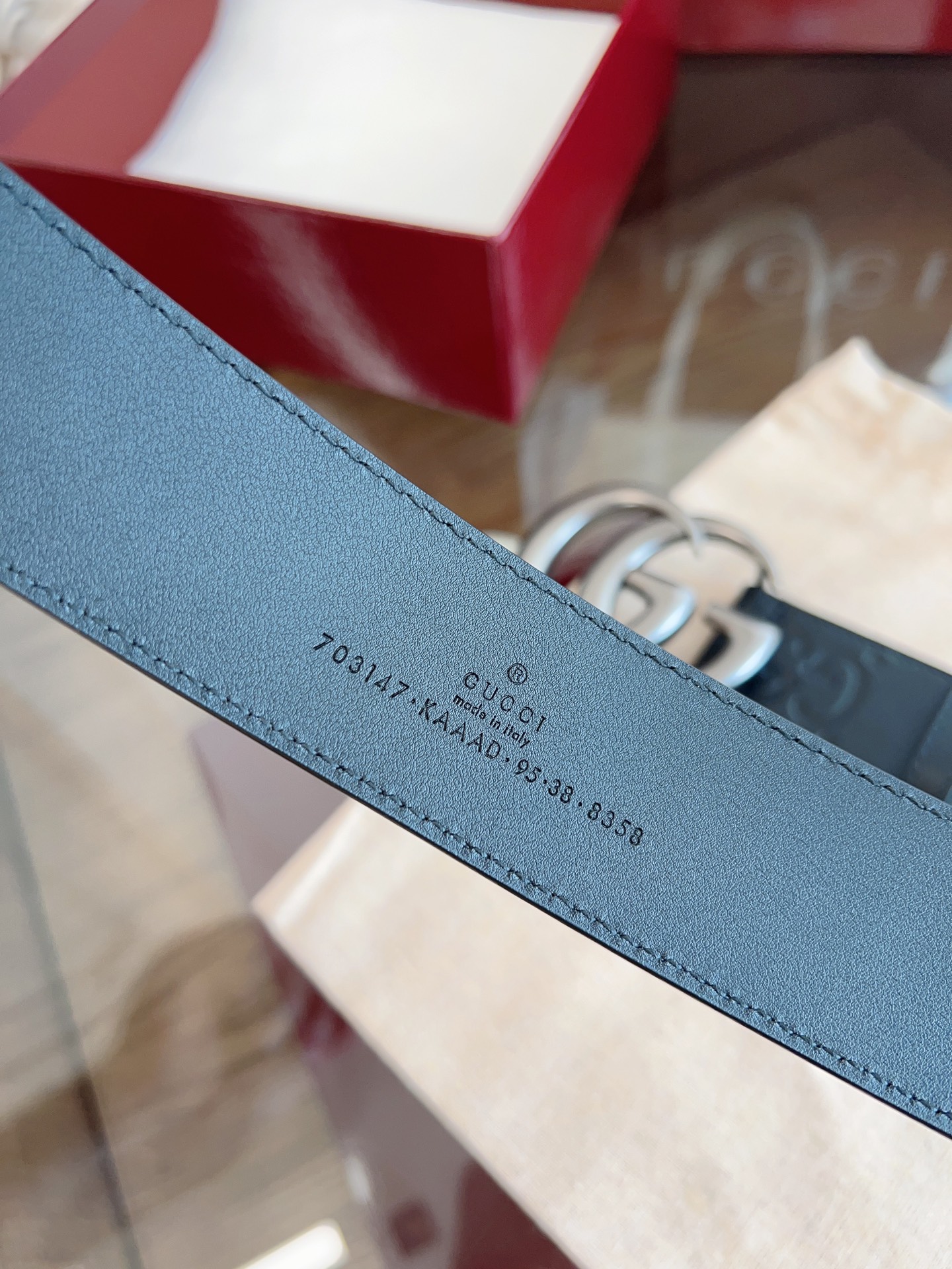 Gucci Basic Belt Cow Leather M-l