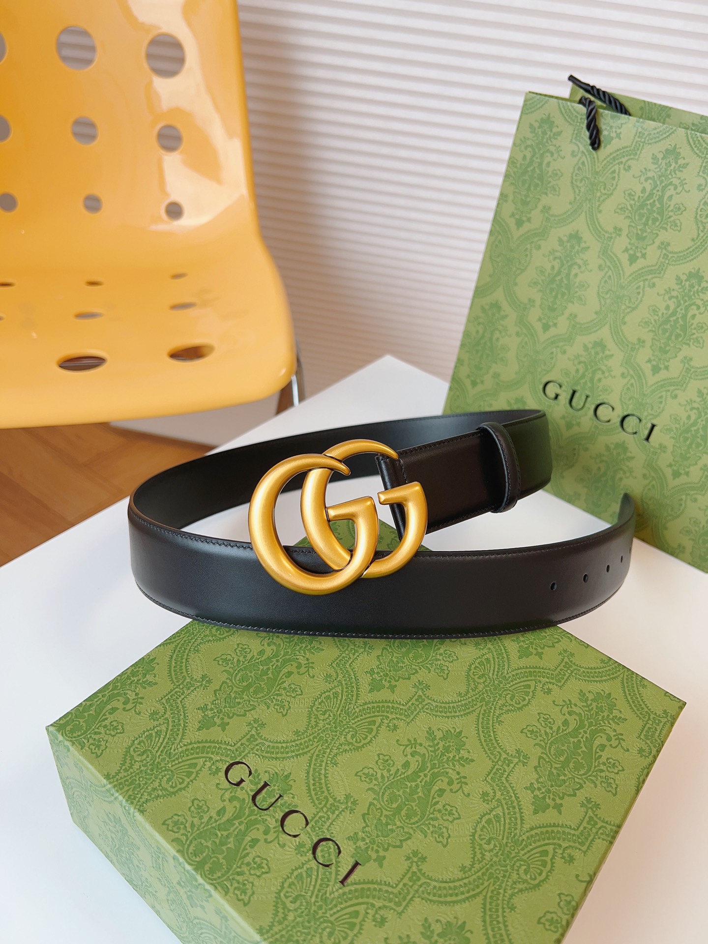 Gucci Basic Belt Black M