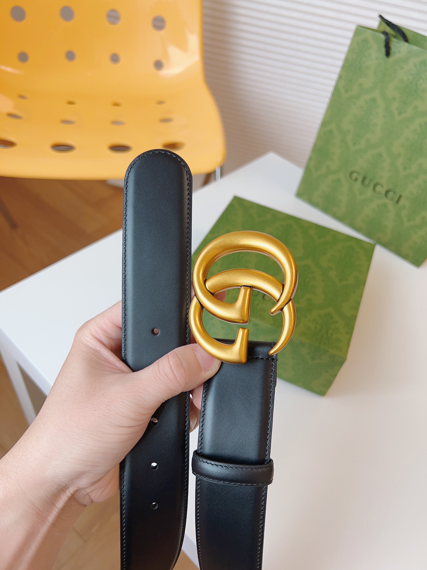 Gucci Basic Belt Black M