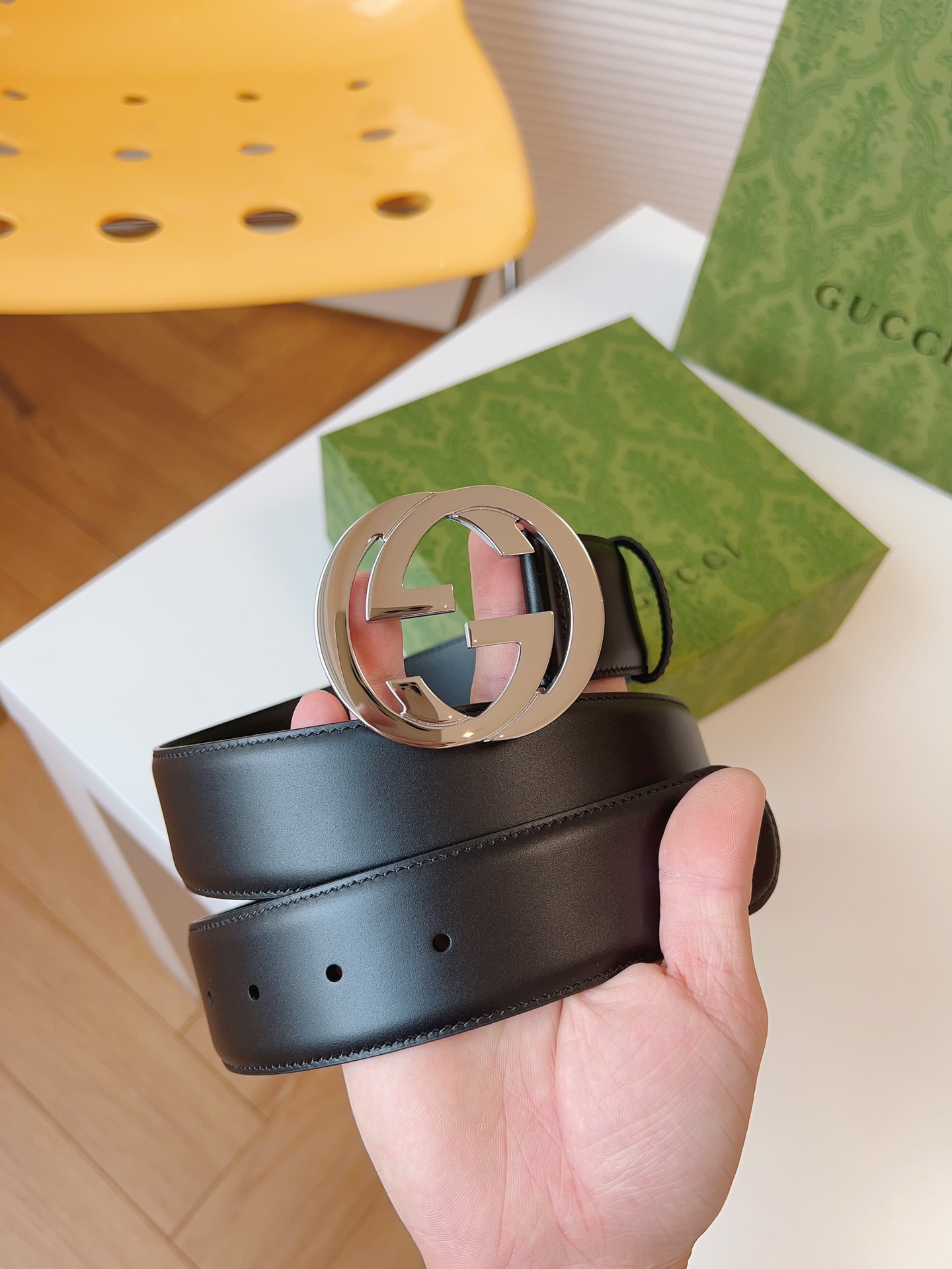 Gucci Basic Belt Black M