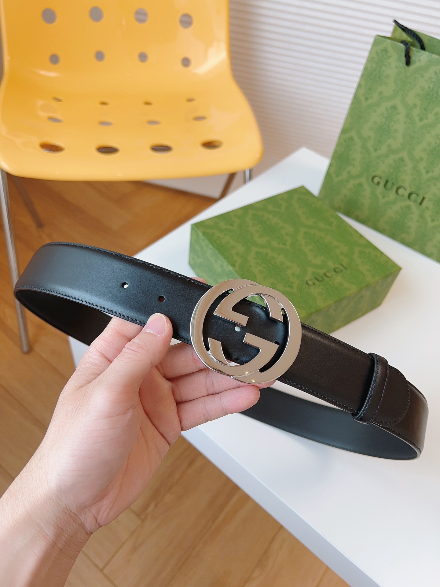 Gucci Basic Belt Black M