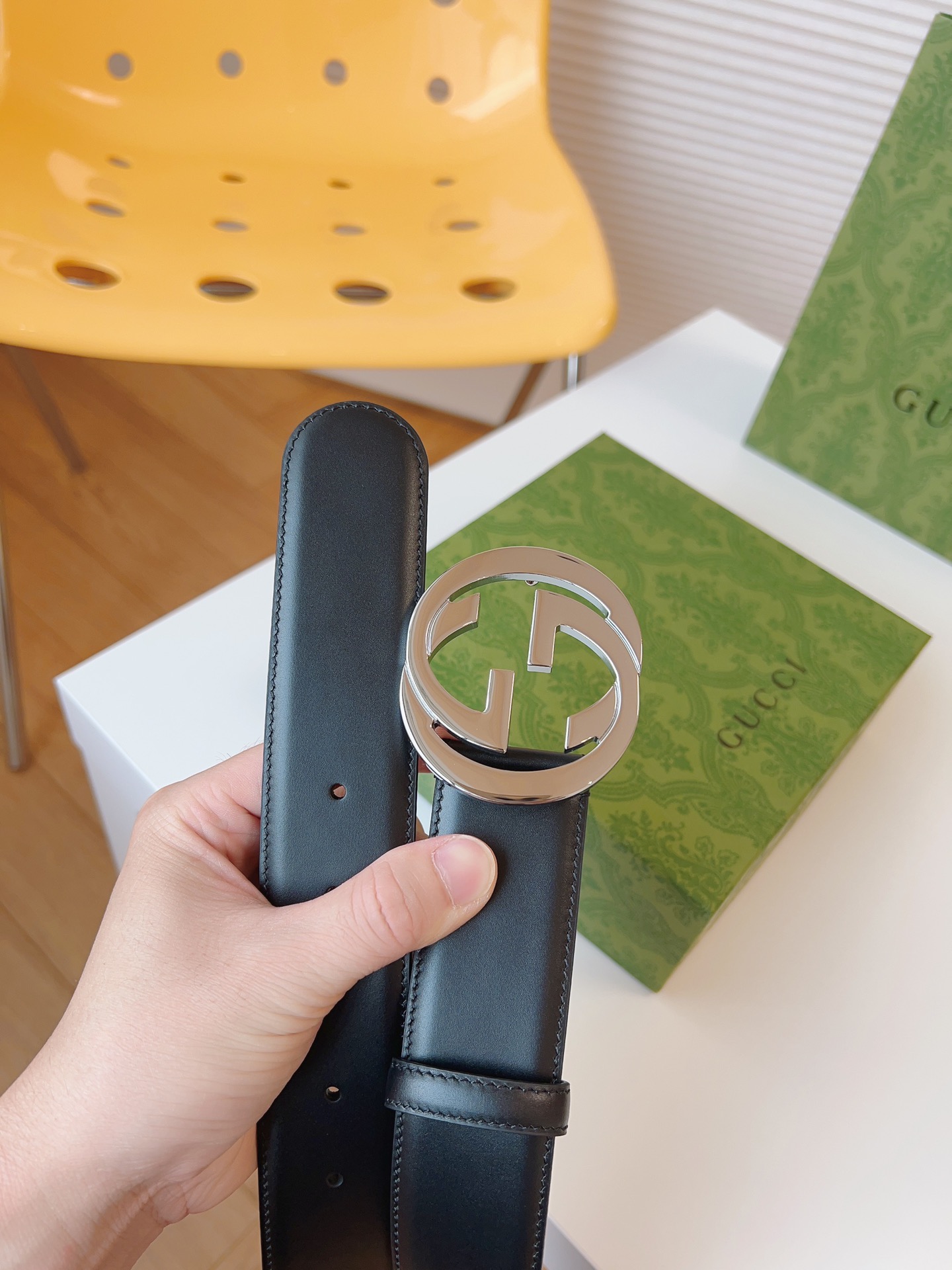 Gucci Basic Belt Black M