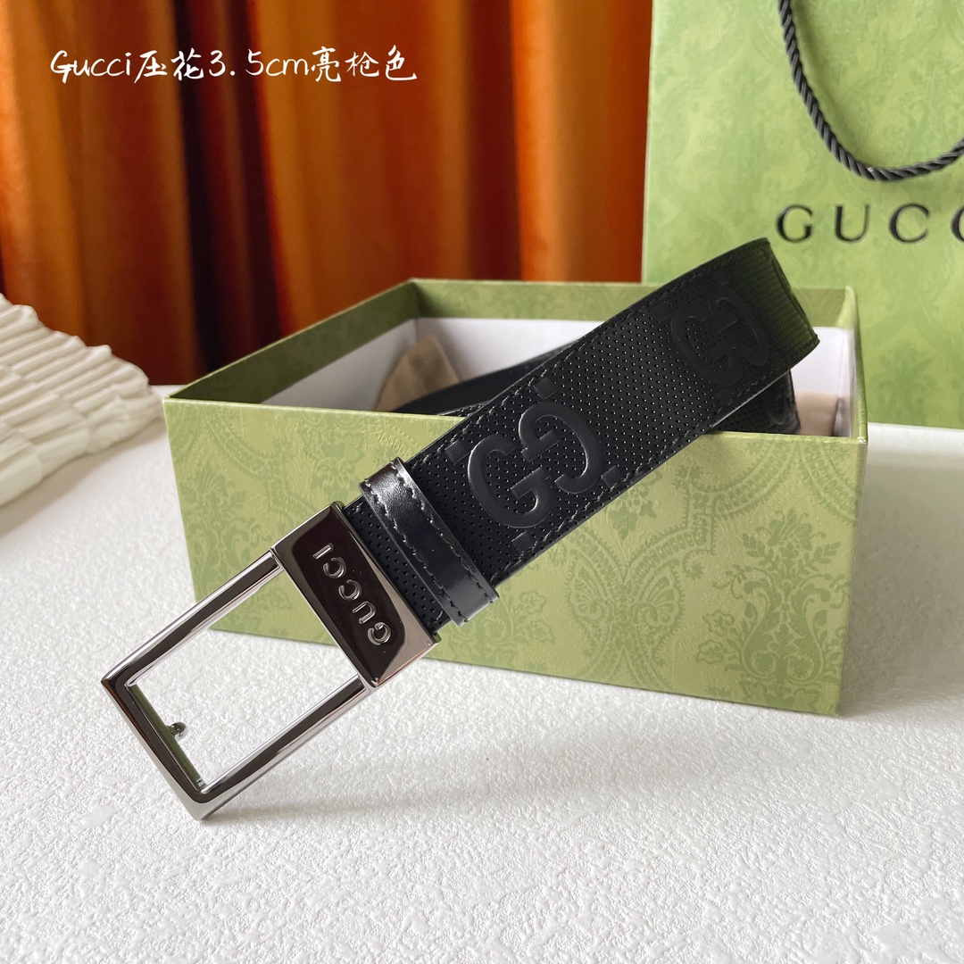 Gucci Basic Belt Cow Leather M