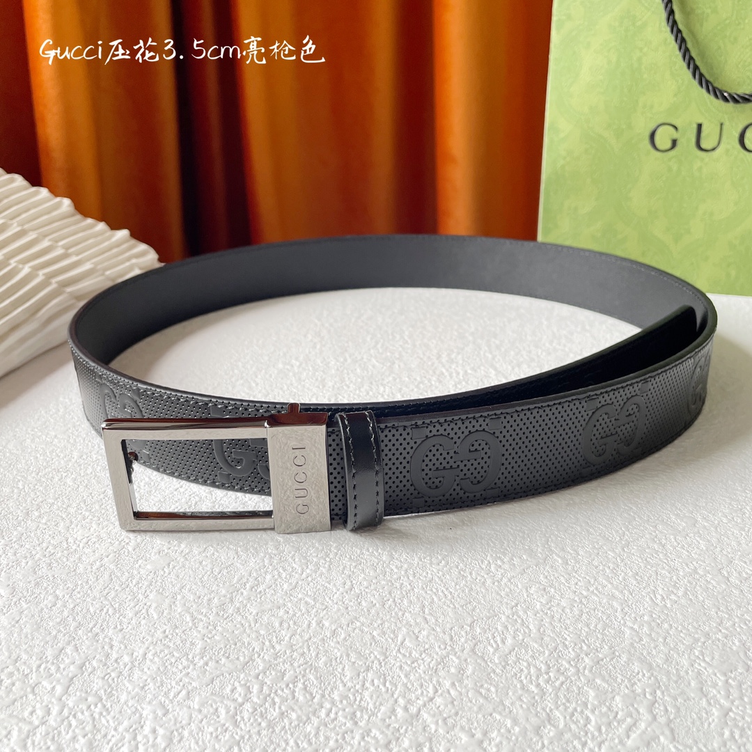 Gucci Basic Belt Cow Leather M