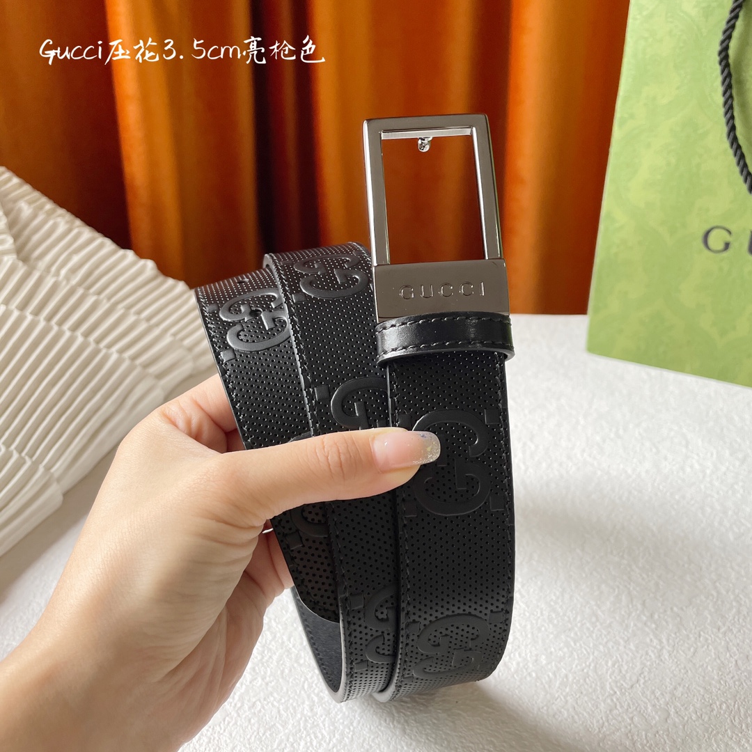 Gucci Basic Belt Cow Leather M