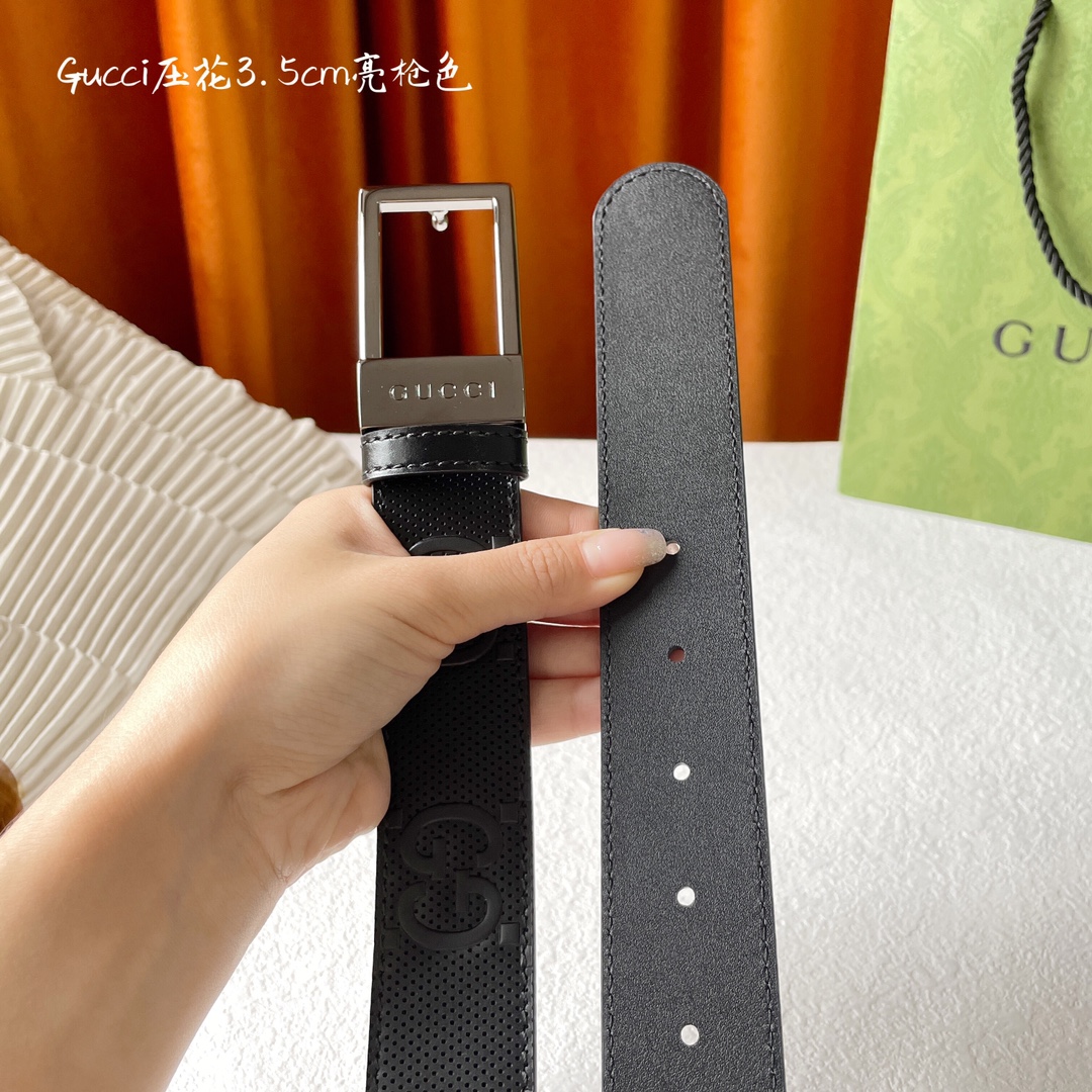 Gucci Basic Belt Cow Leather M