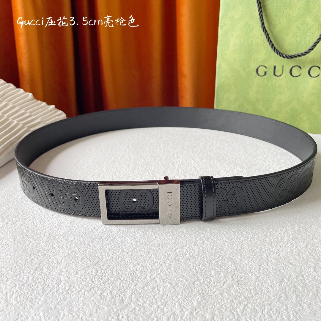 Gucci Basic Belt Cow Leather M