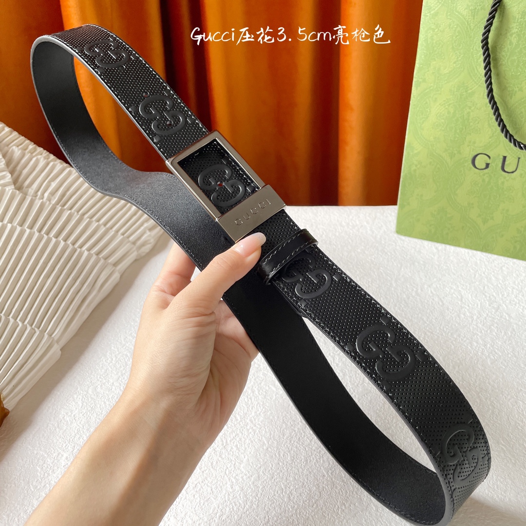 Gucci Basic Belt Cow Leather M