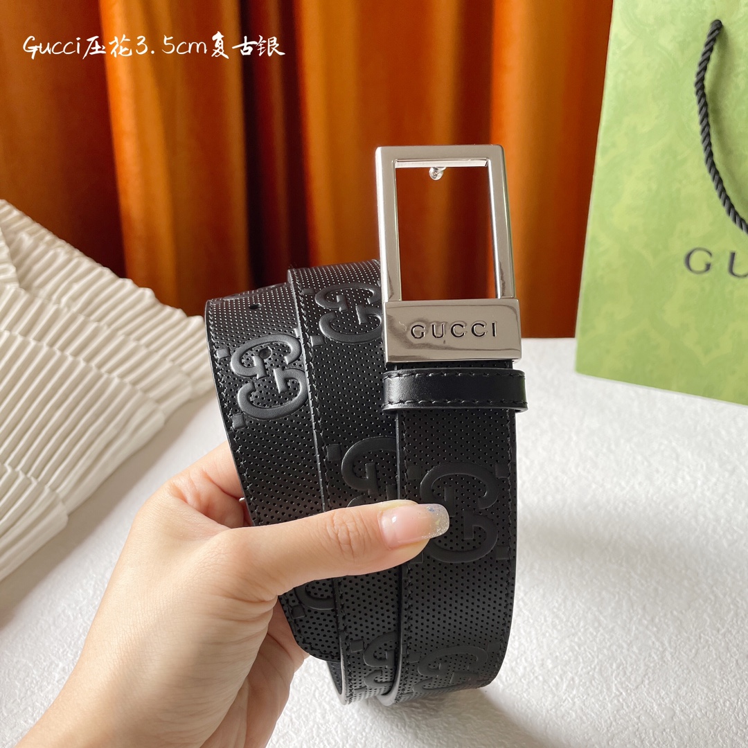 Gucci Basic Belt Cow Leather M