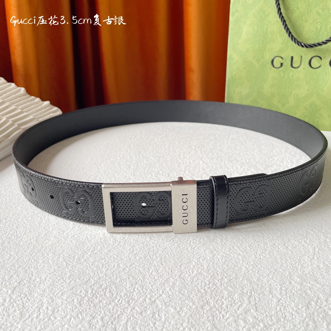 Gucci Basic Belt Cow Leather M