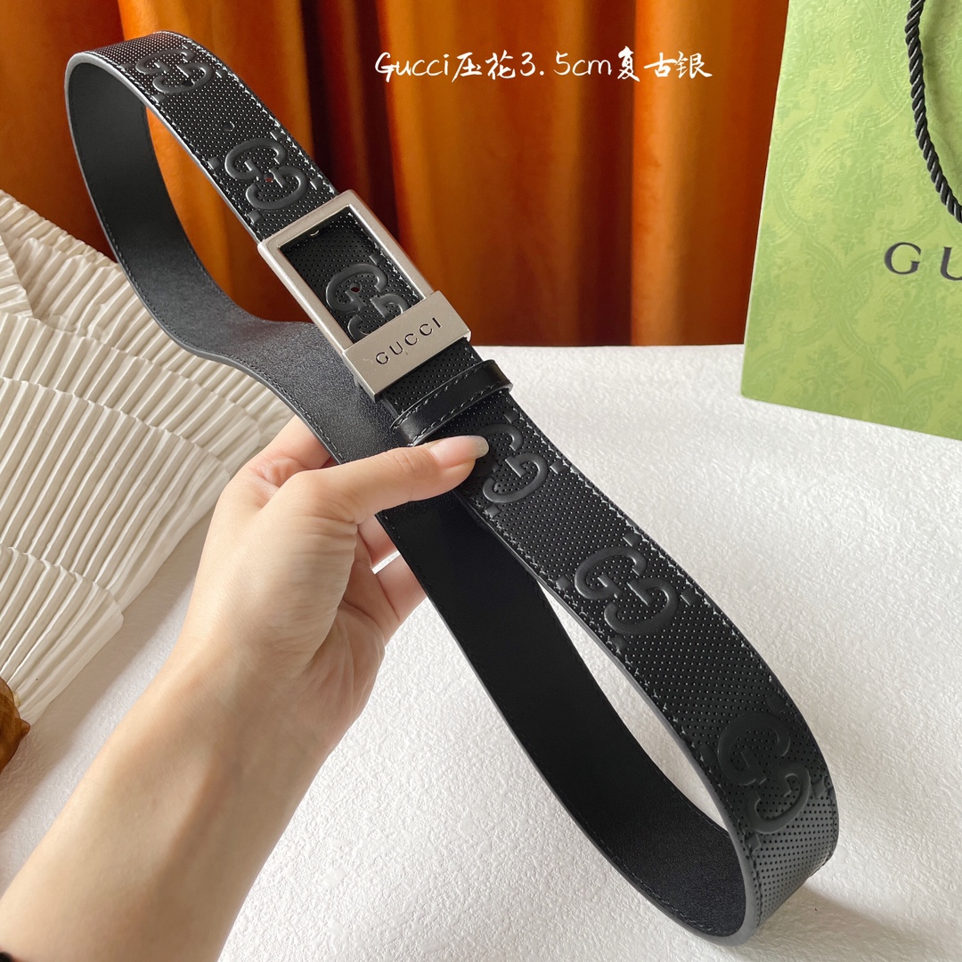 Gucci Basic Belt Cow Leather M