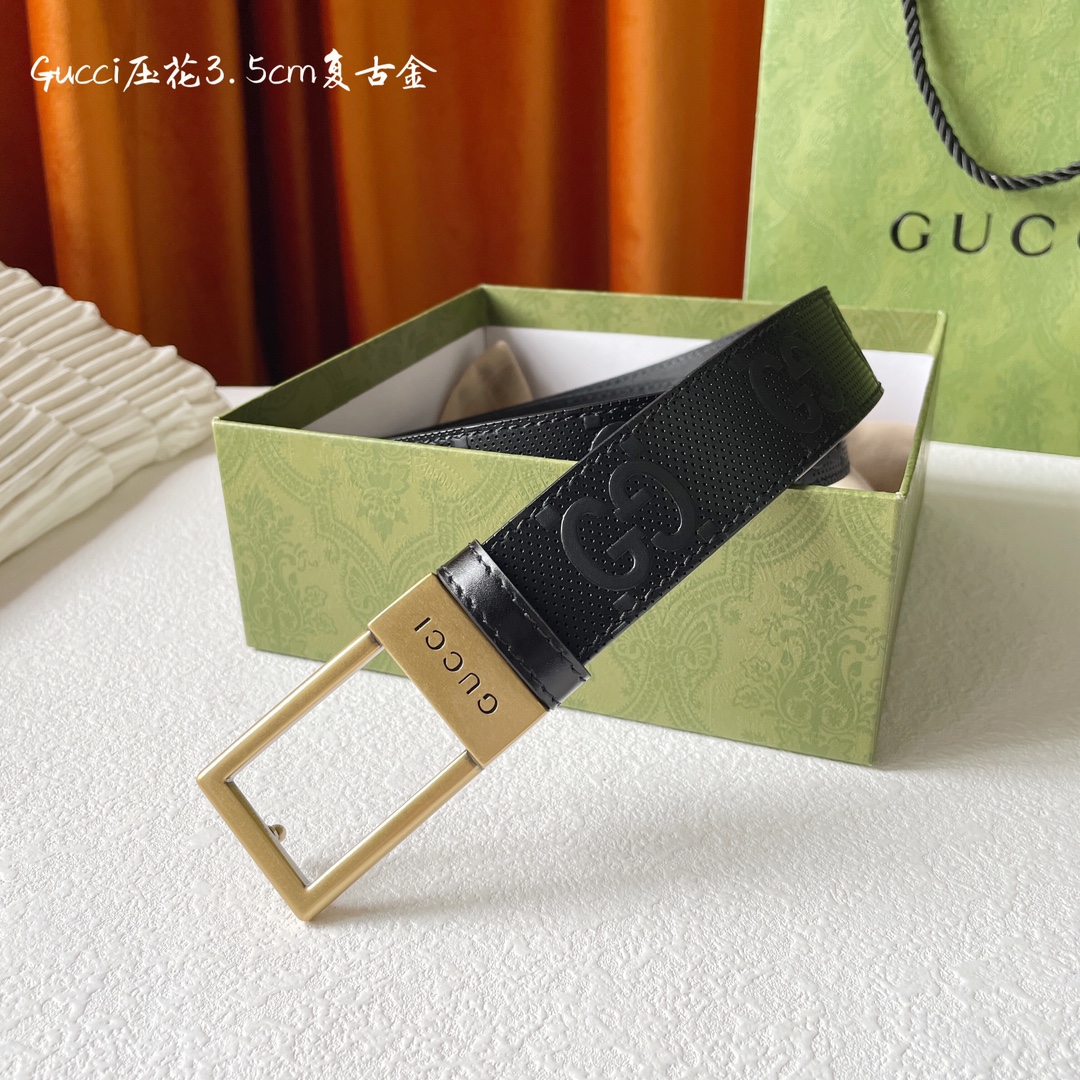 Gucci Basic Belt Cow Leather M