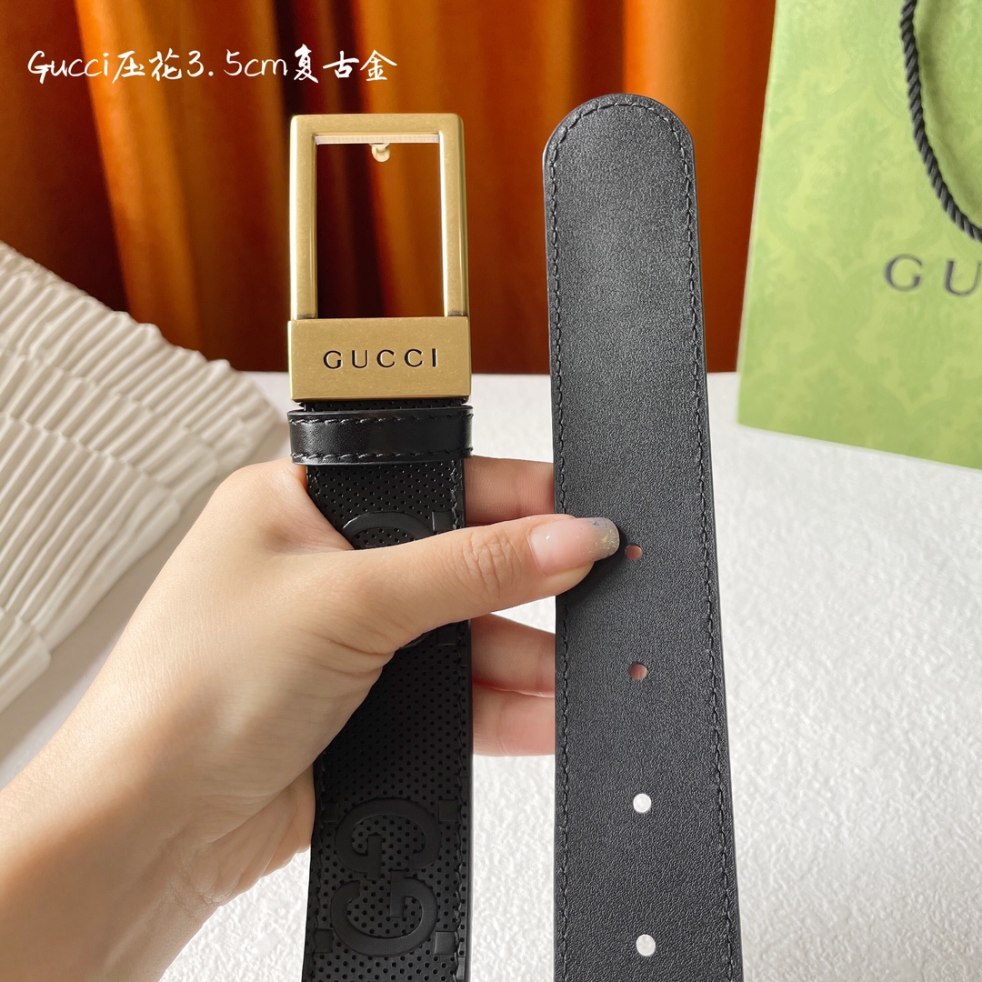Gucci Basic Belt Cow Leather M