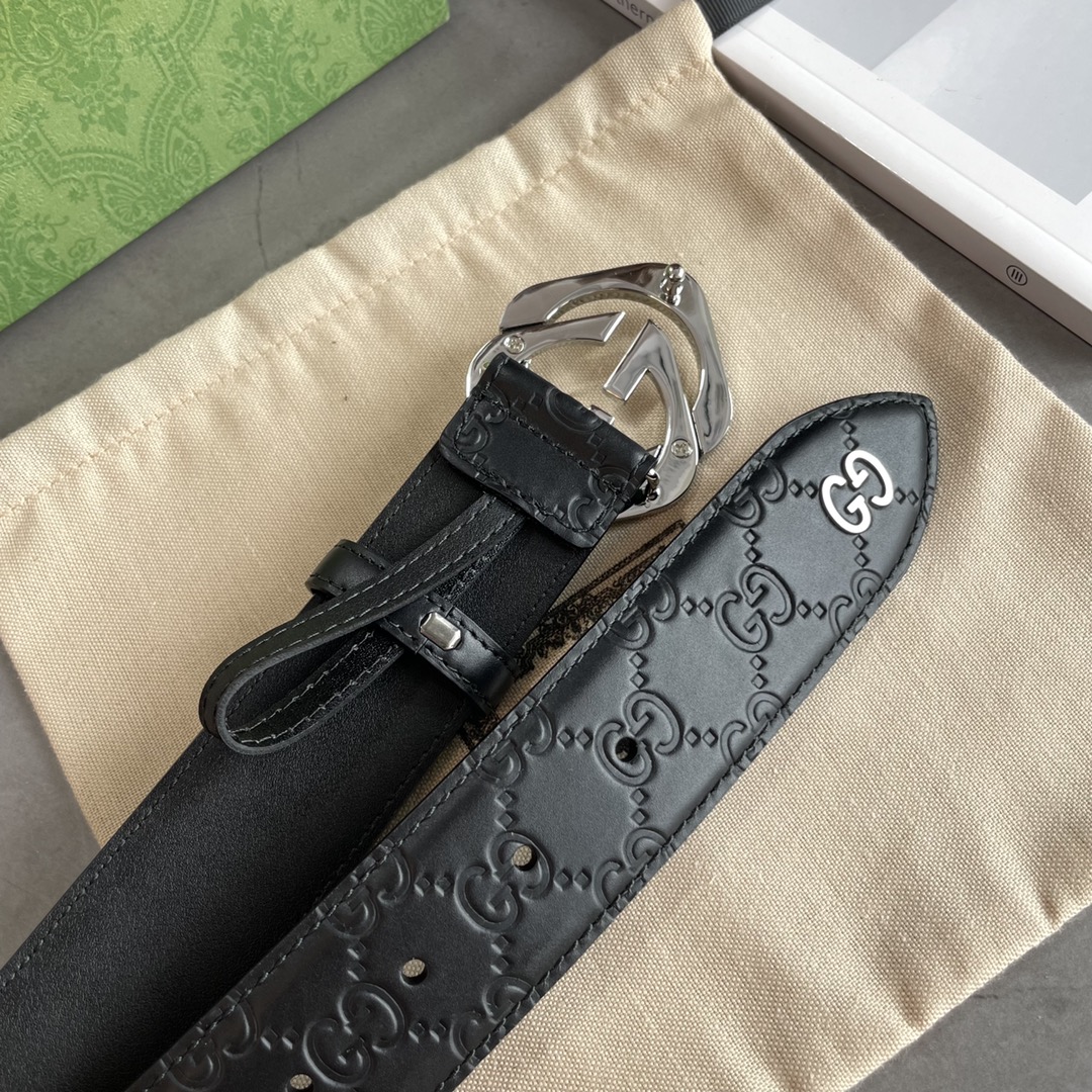 Gucci Leather Belt Cow Leather M