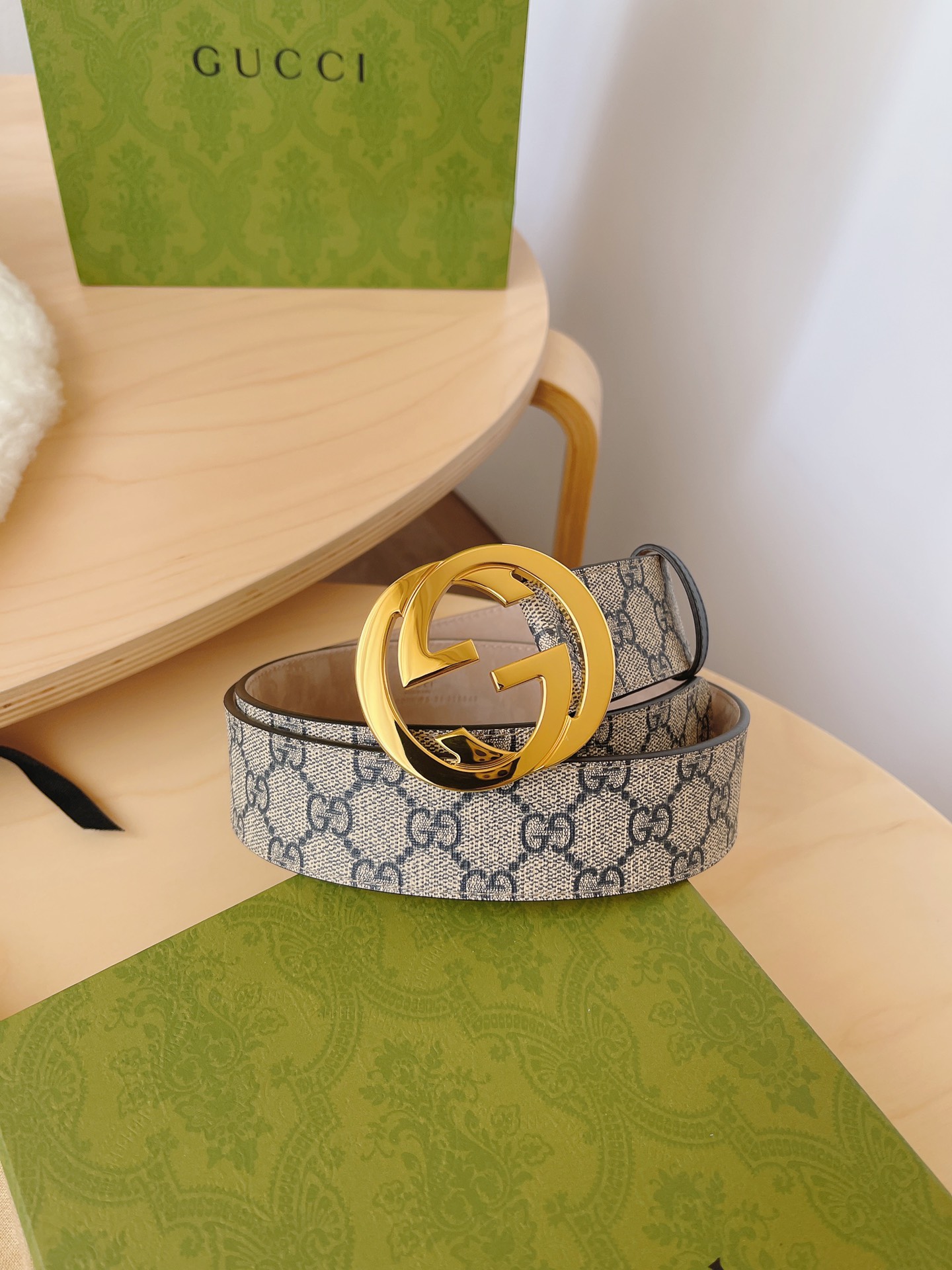 Gucci Basic Belt Canvas Black S-m