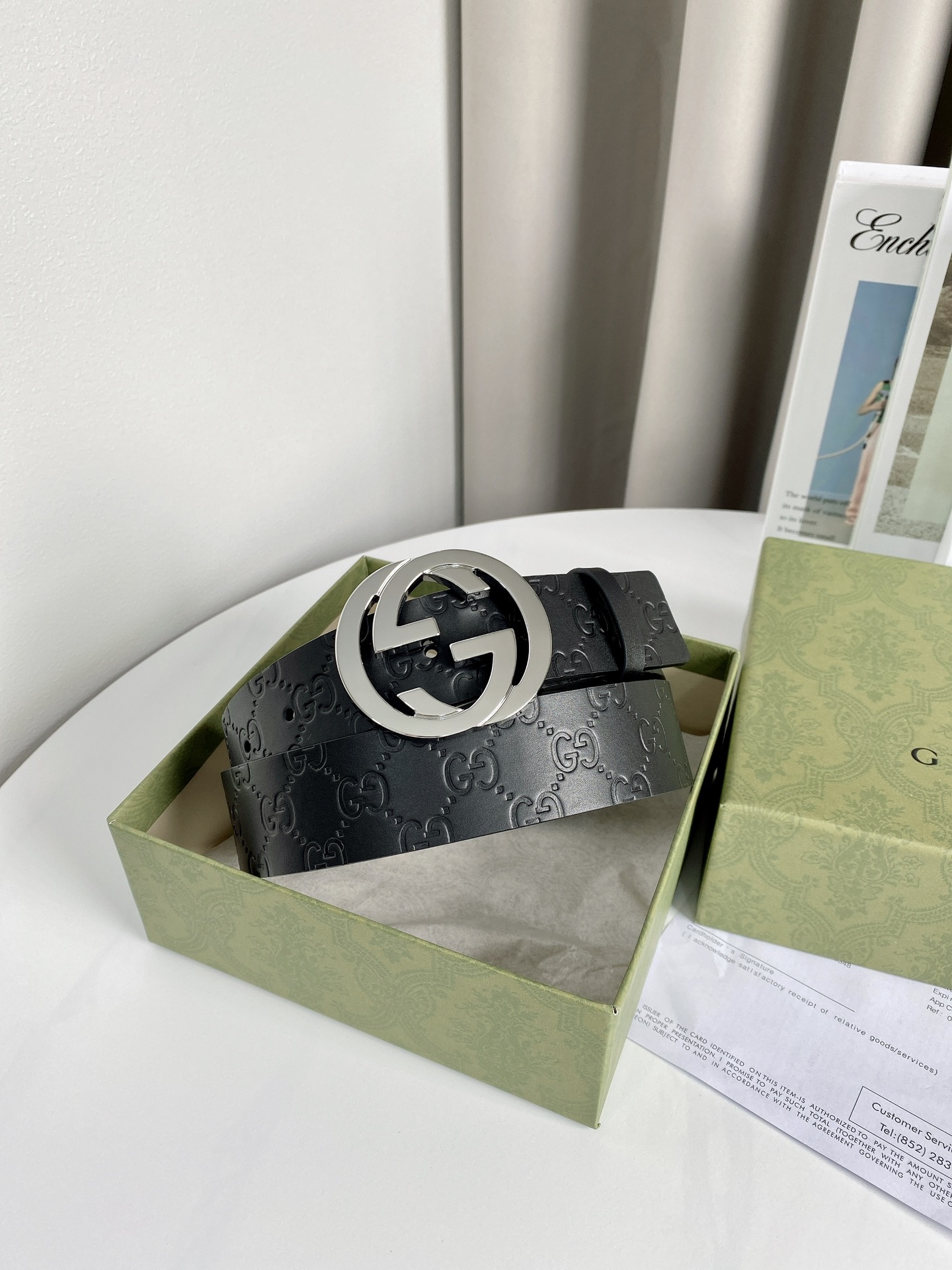 Gucci Basic Belt Cow Leather S-m
