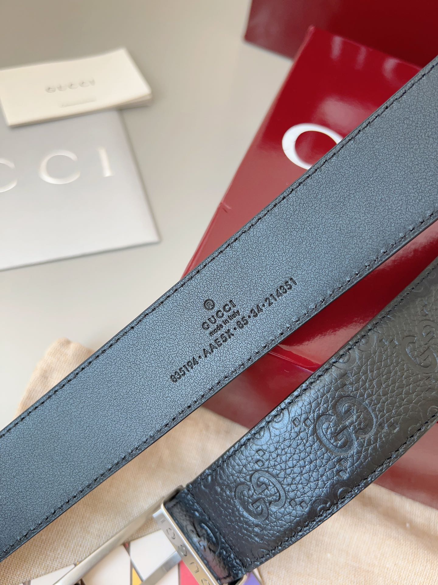 Gucci Basic Belt Narrow Width