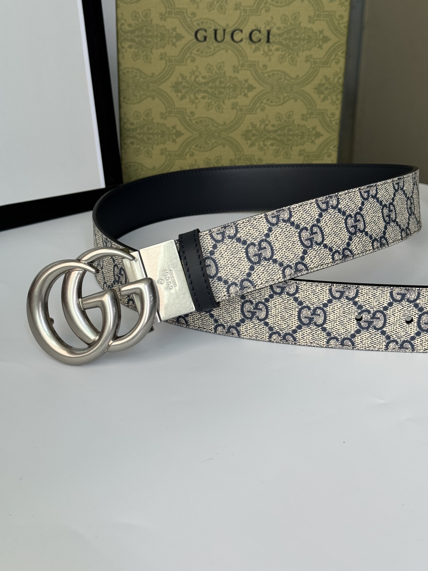 Gucci Leather Belt Top Grain Leather M