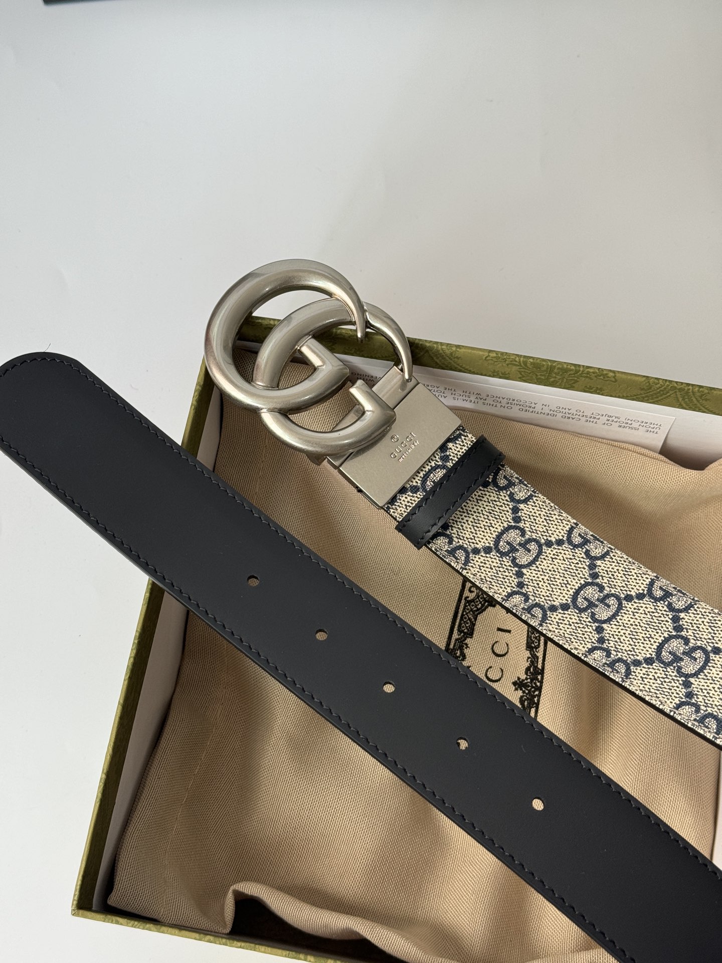 Gucci Leather Belt Top Grain Leather M