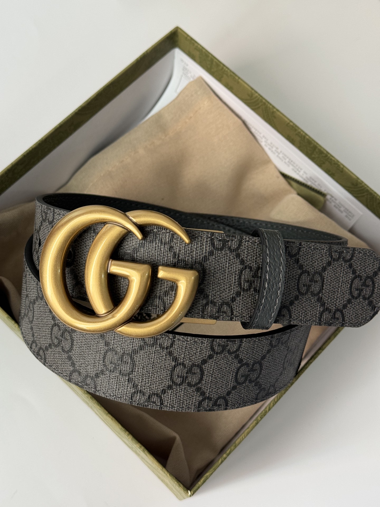 Gucci Leather Belt Top Grain Leather M