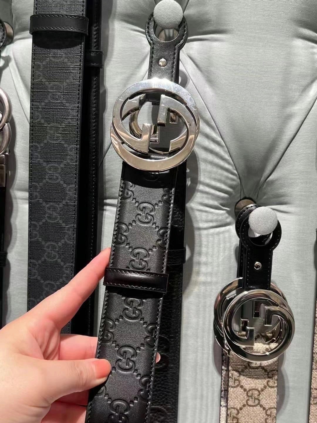 Gucci Male Leather Belt M-l