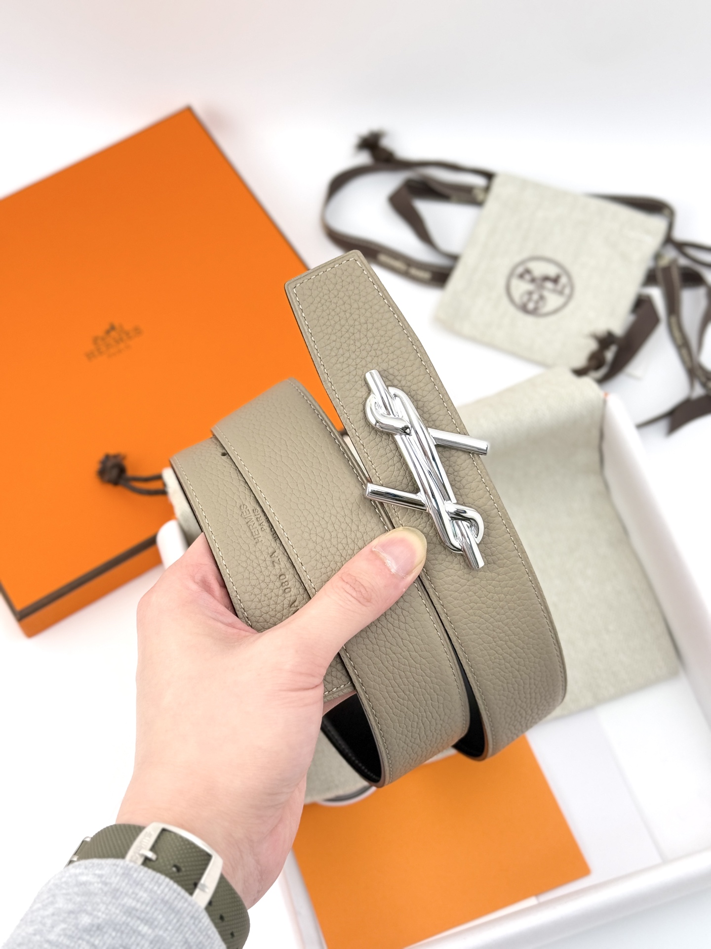 Hermès Male Basic Belt 38mm-s-m-l