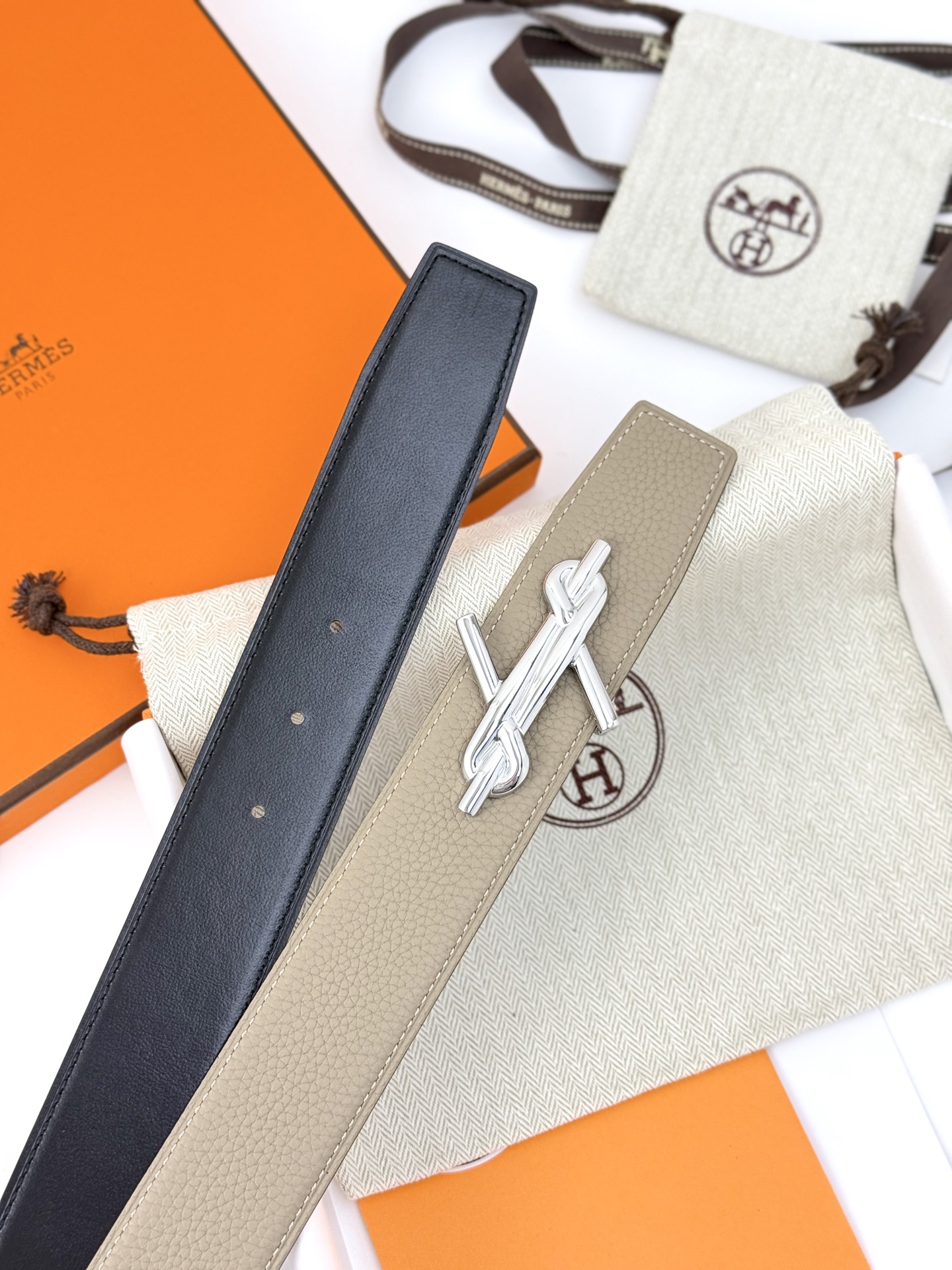 Hermès Male Basic Belt 38mm-s-m-l