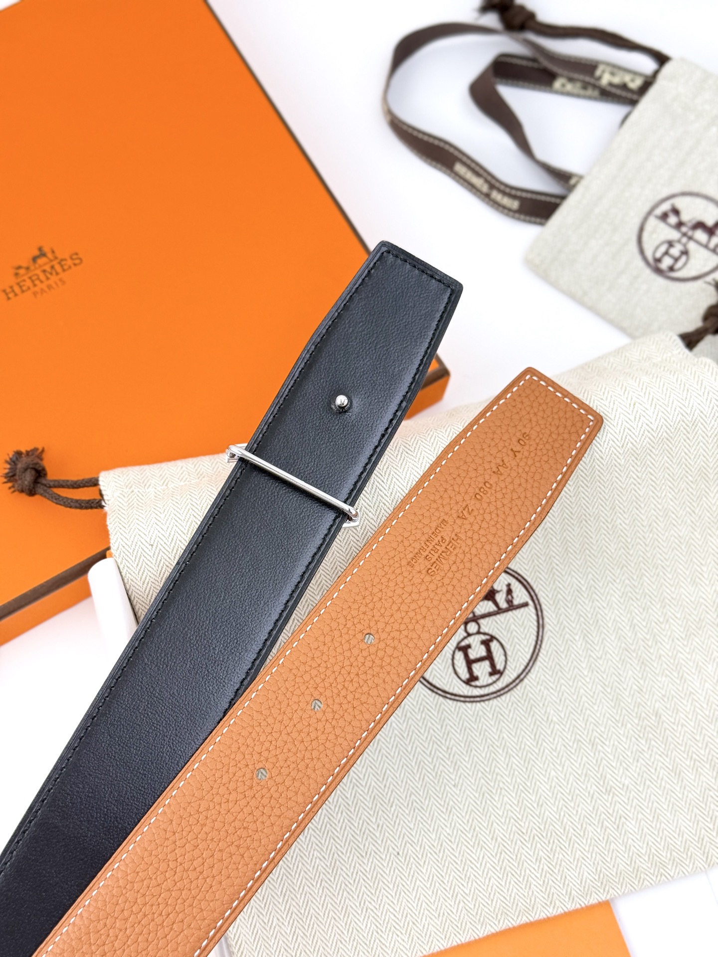 Hermès Male Basic Belt 38mm-s-m-l