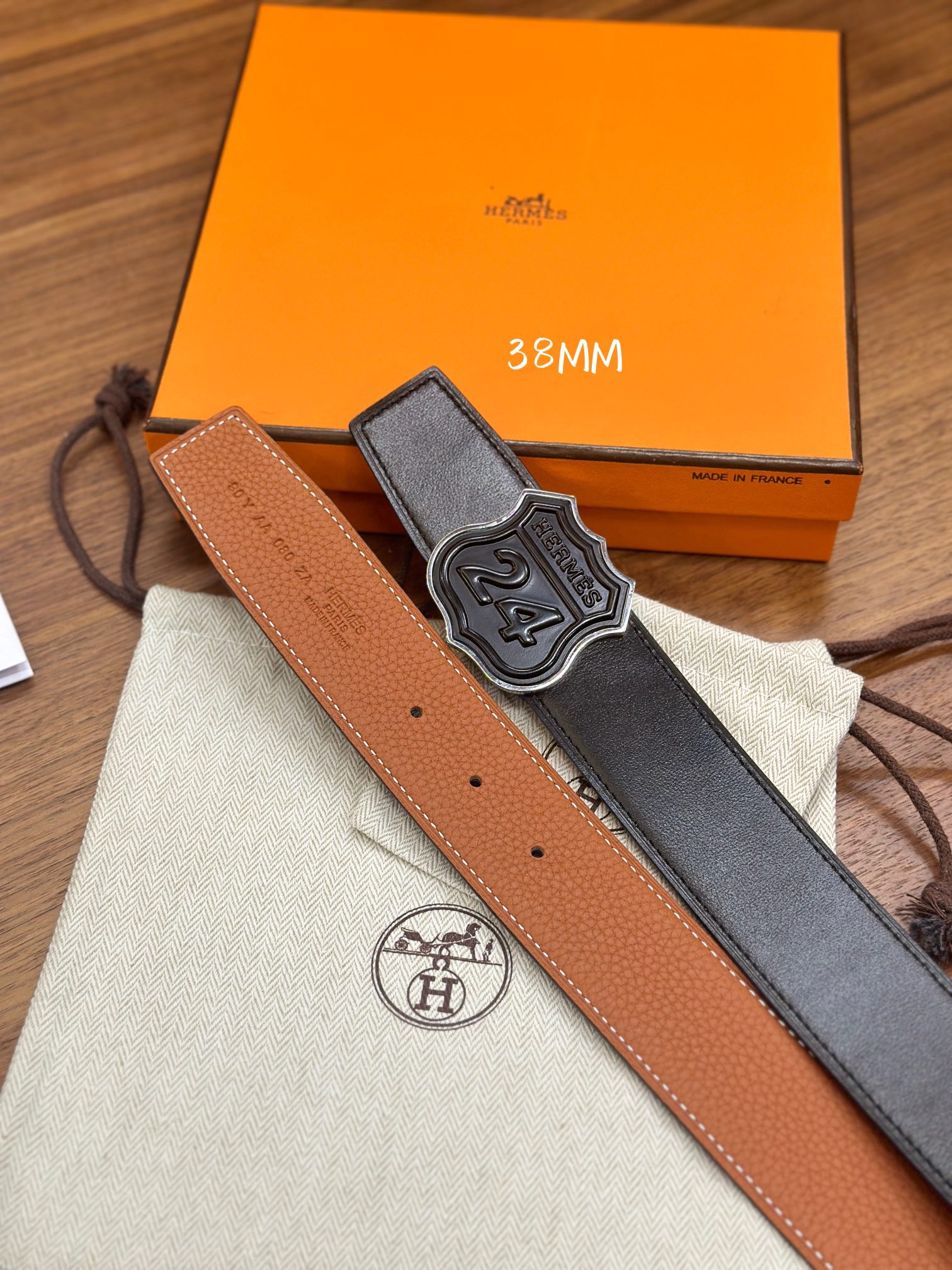 Hermès Basic Belt 38mm-s-m-l