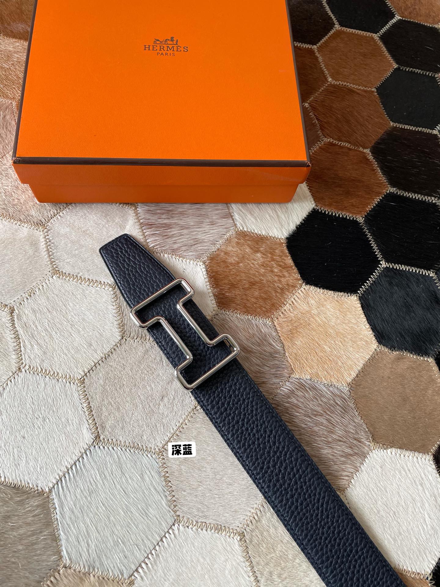 Hermès Male Leather Belt S-m-l