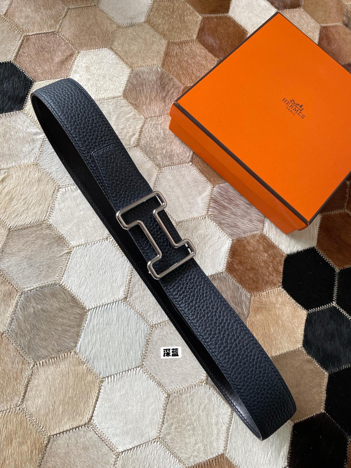 Hermès Male Leather Belt S-m-l