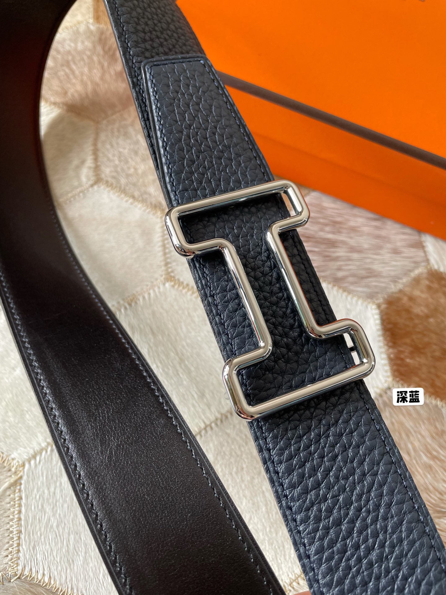 Hermès Male Leather Belt S-m-l