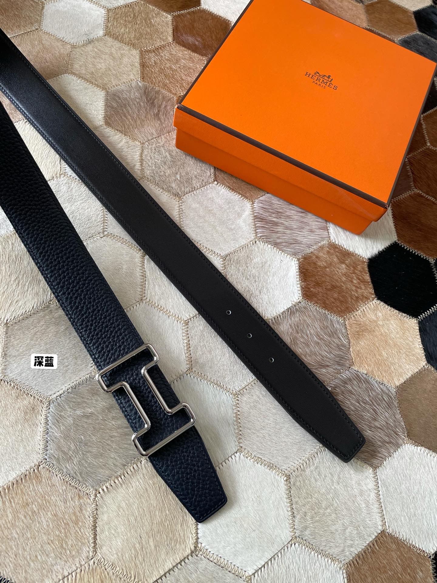 Hermès Male Leather Belt S-m-l