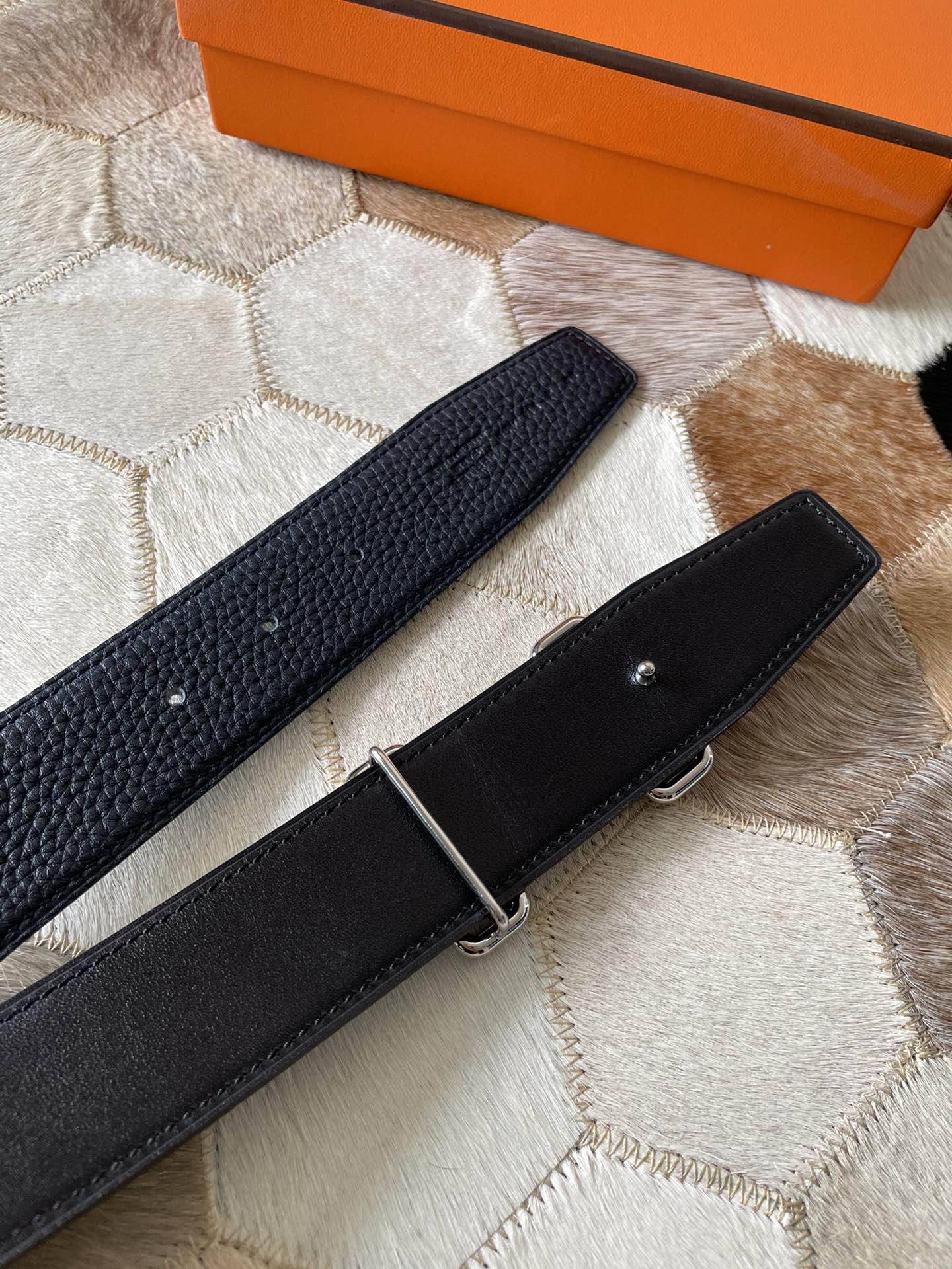 Hermès Male Leather Belt S-m-l
