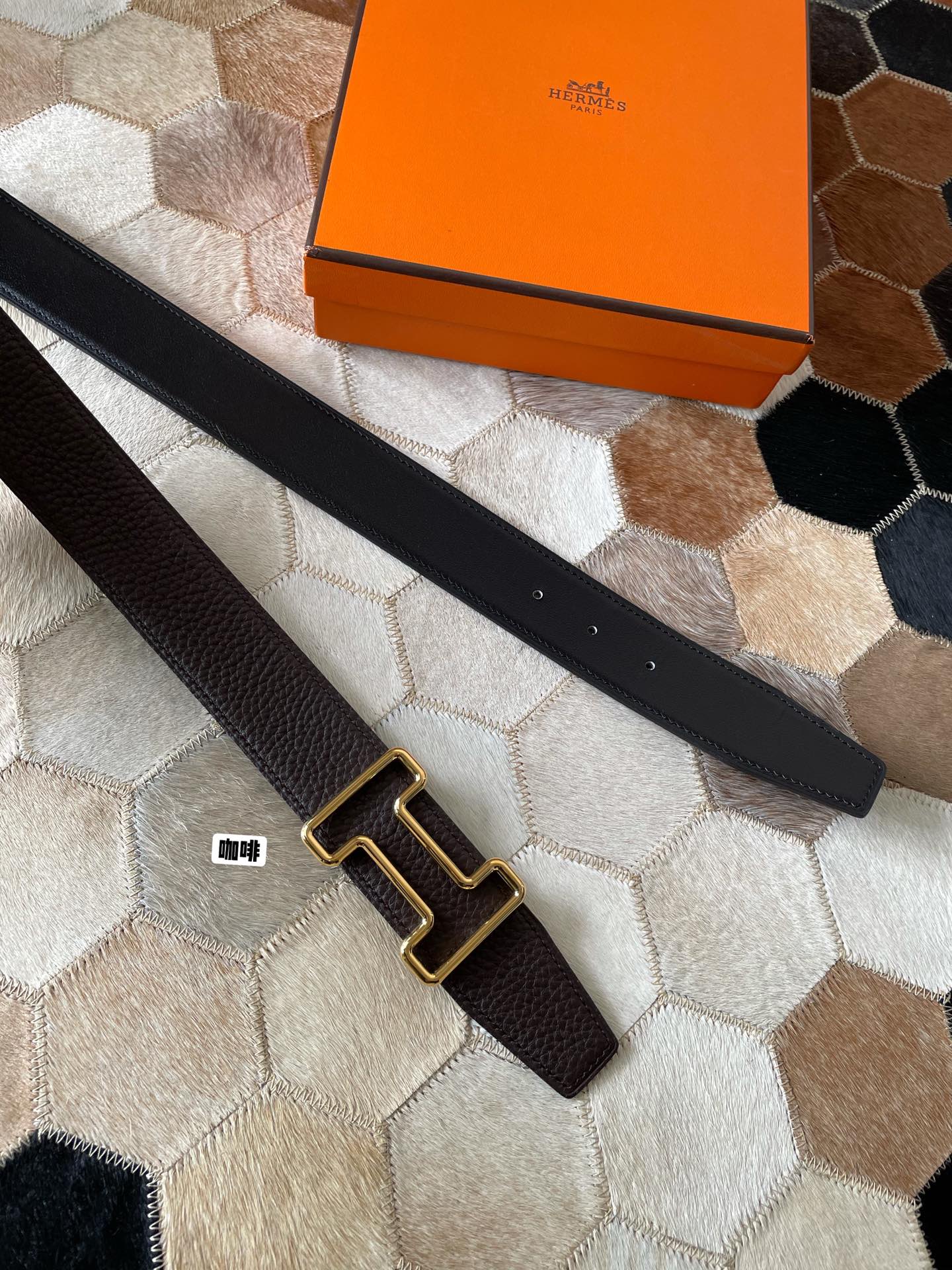 Hermès Male Leather Belt S-m-l