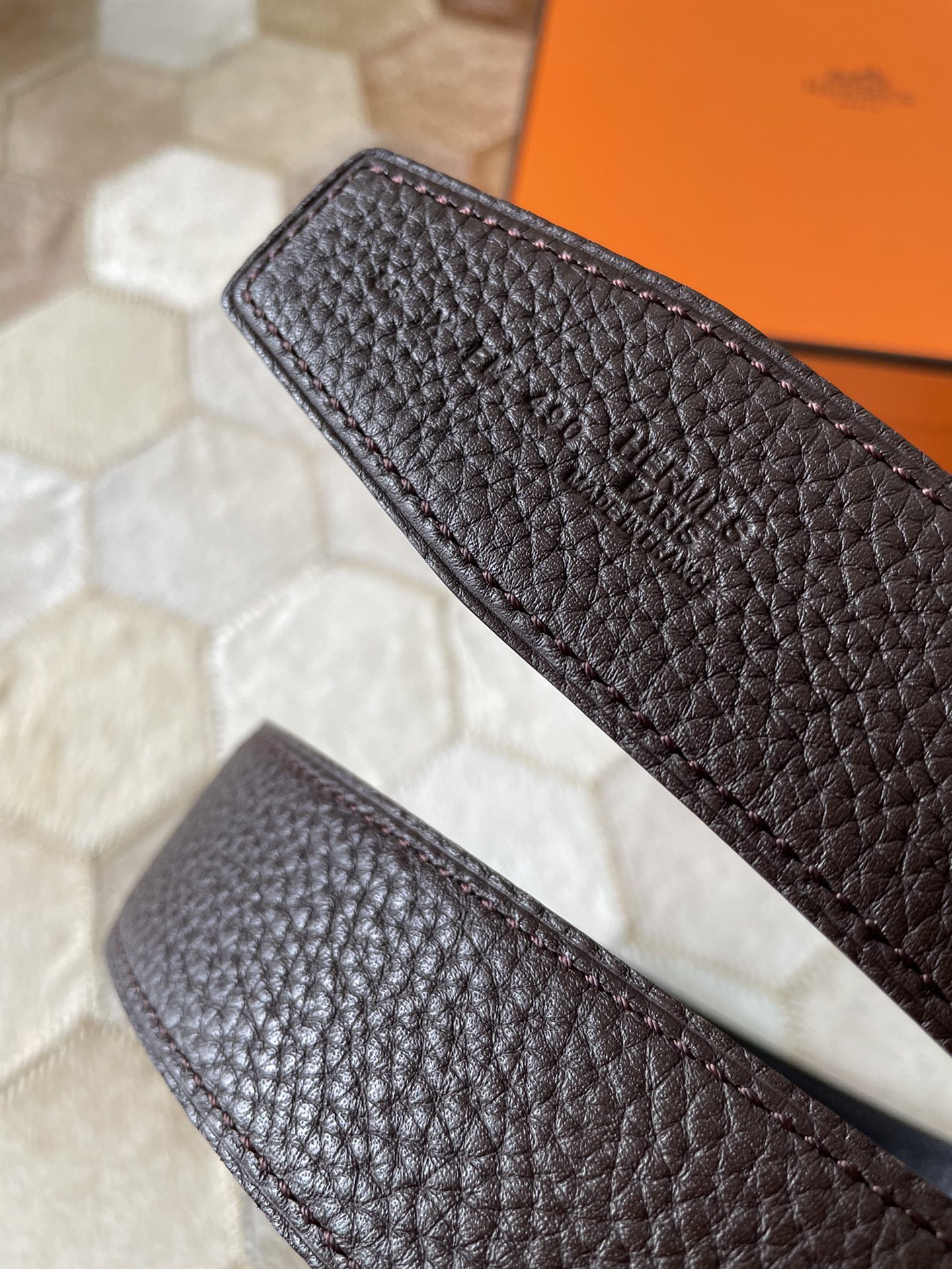 Hermès Male Leather Belt S-m-l